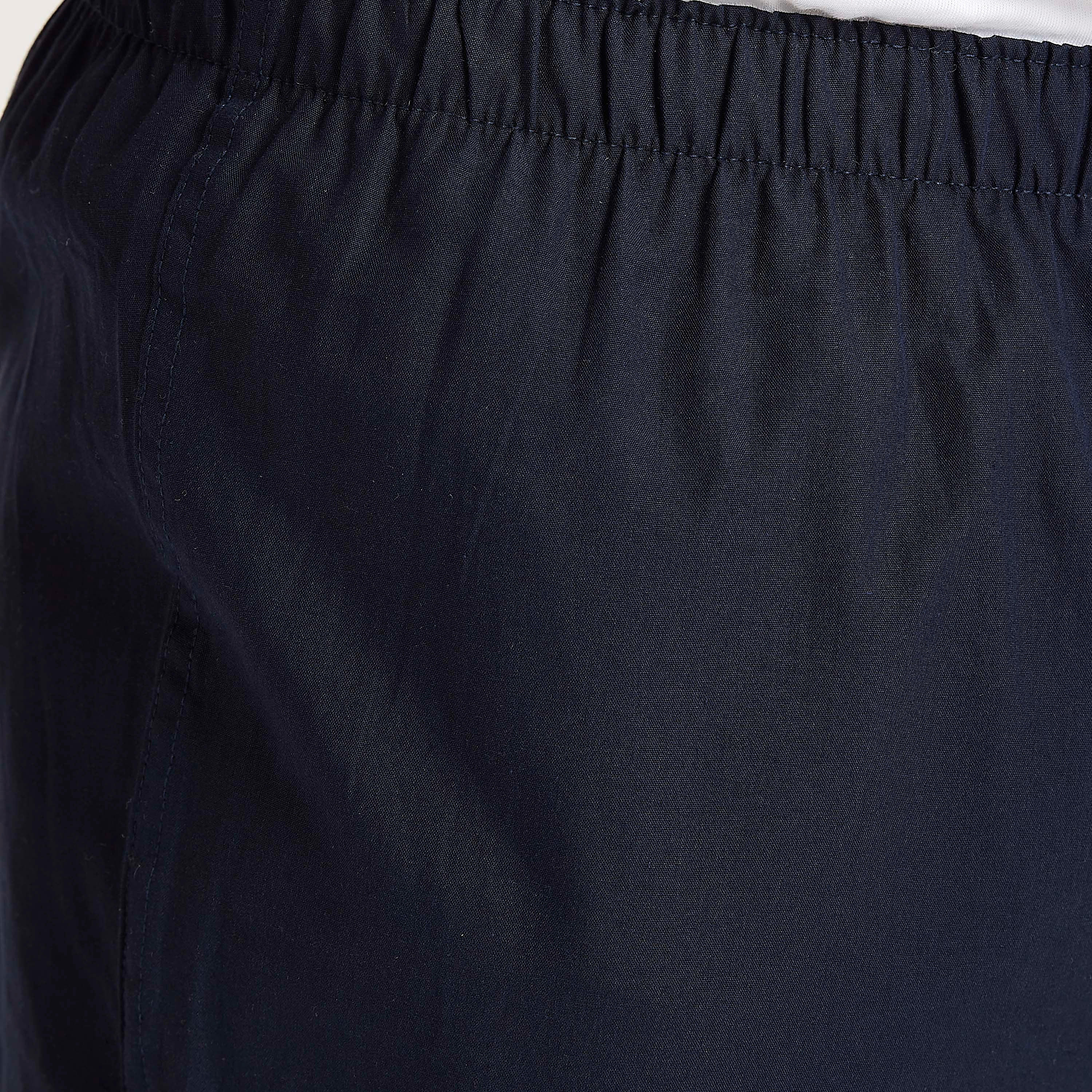 Set of 2 - Assorted Pyjamas with Elasticated Waistband-men-clothing-nightwear-pyjamaandshorts-image-4