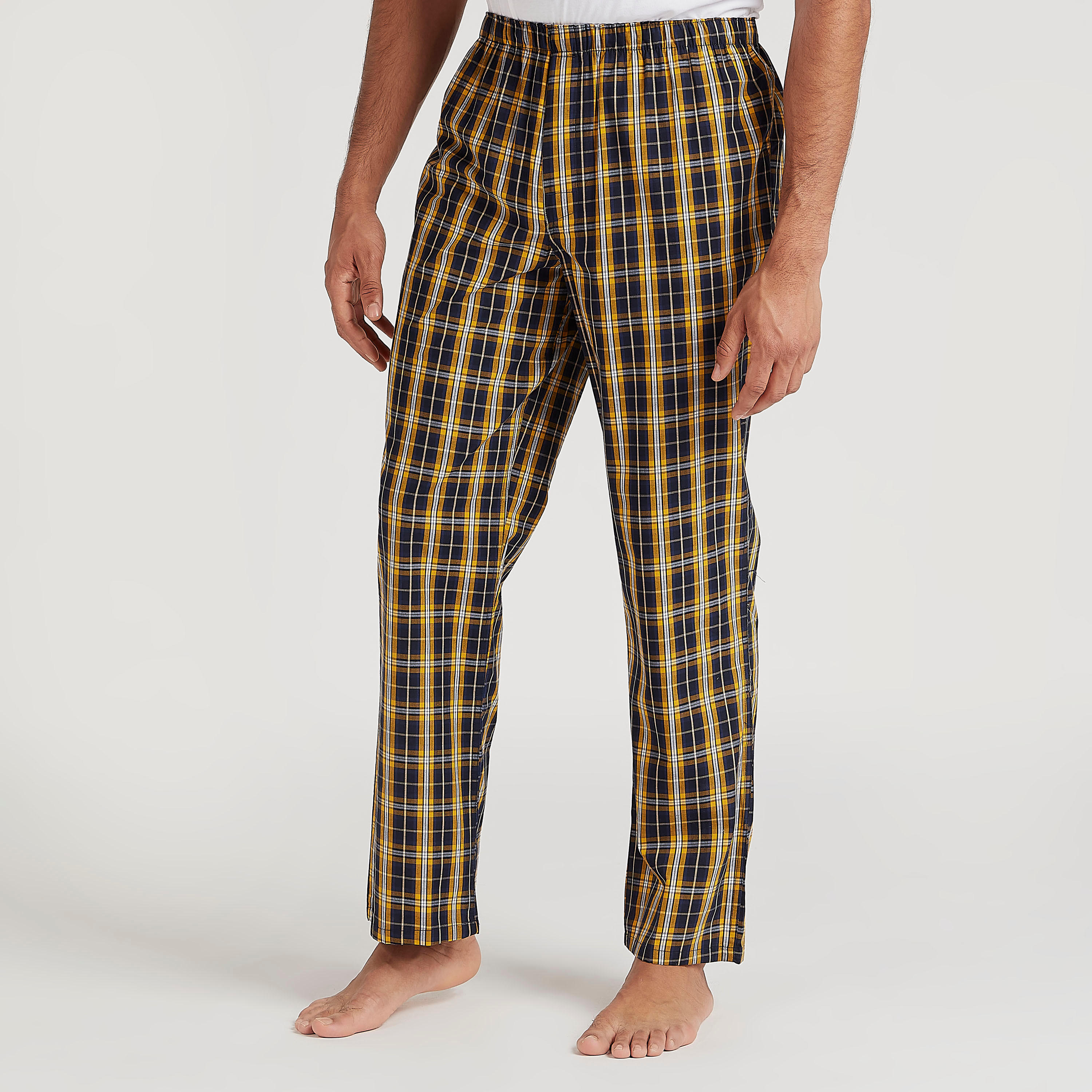 Set of 2 - Assorted Pyjamas with Elasticated Waistband-men-clothing-nightwear-pyjamaandshorts-image-5
