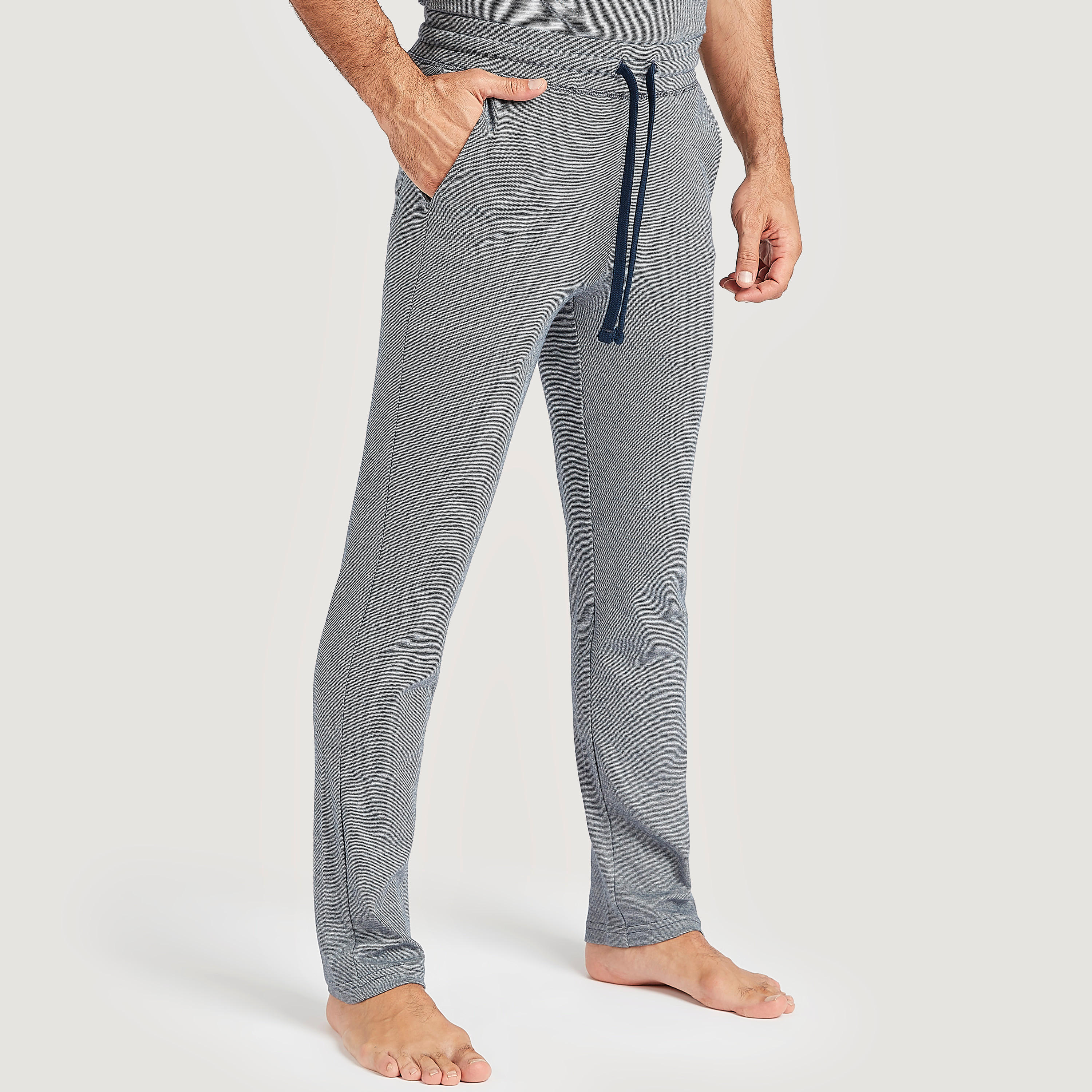 Solid Henley Neck T-shirt and Full Length Pyjama Set-men-clothing-nightwear-sets-image-4