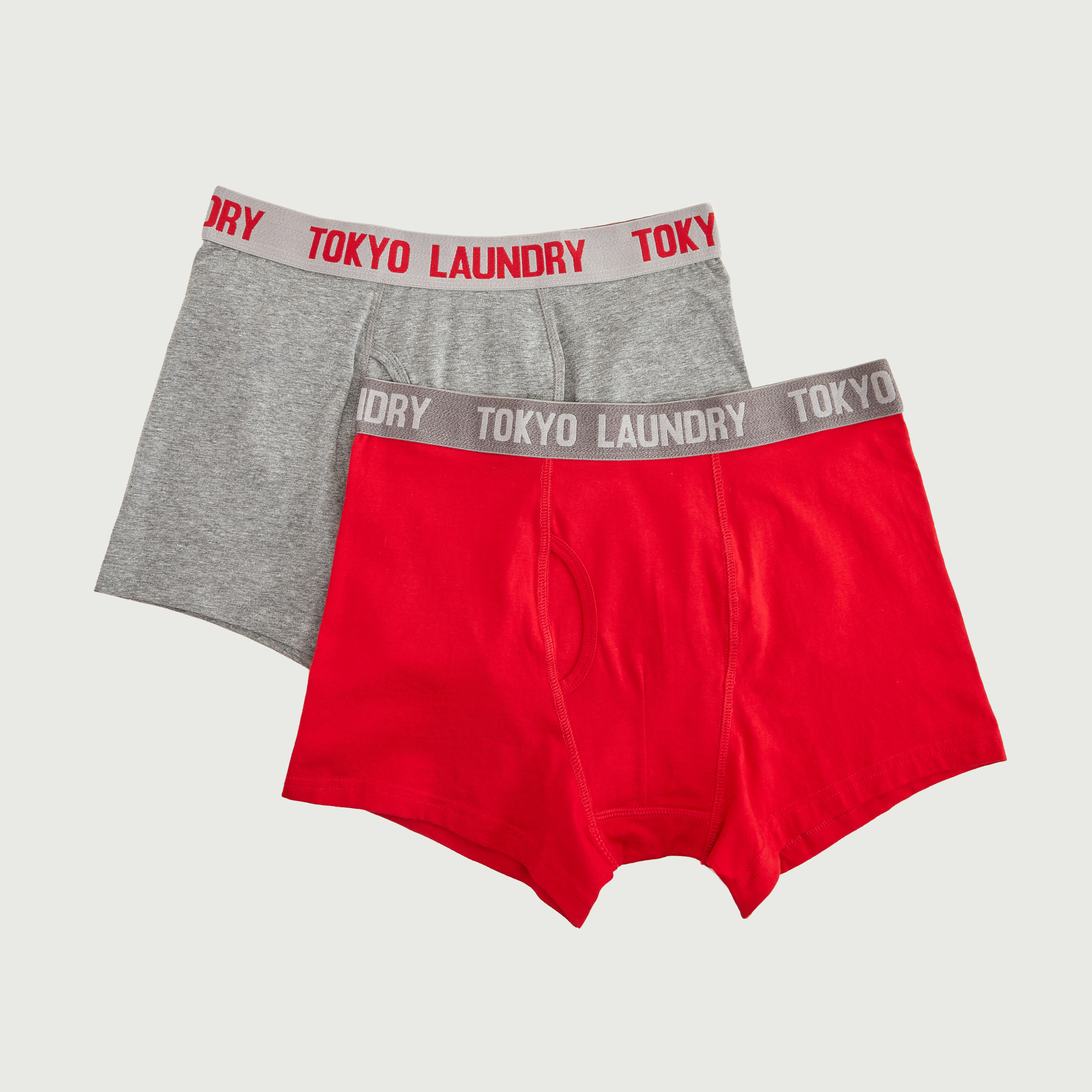 Set of 2 - Solid Trunks with Elasticated Waistband-men-clothing-innerwear-underwear-image-1