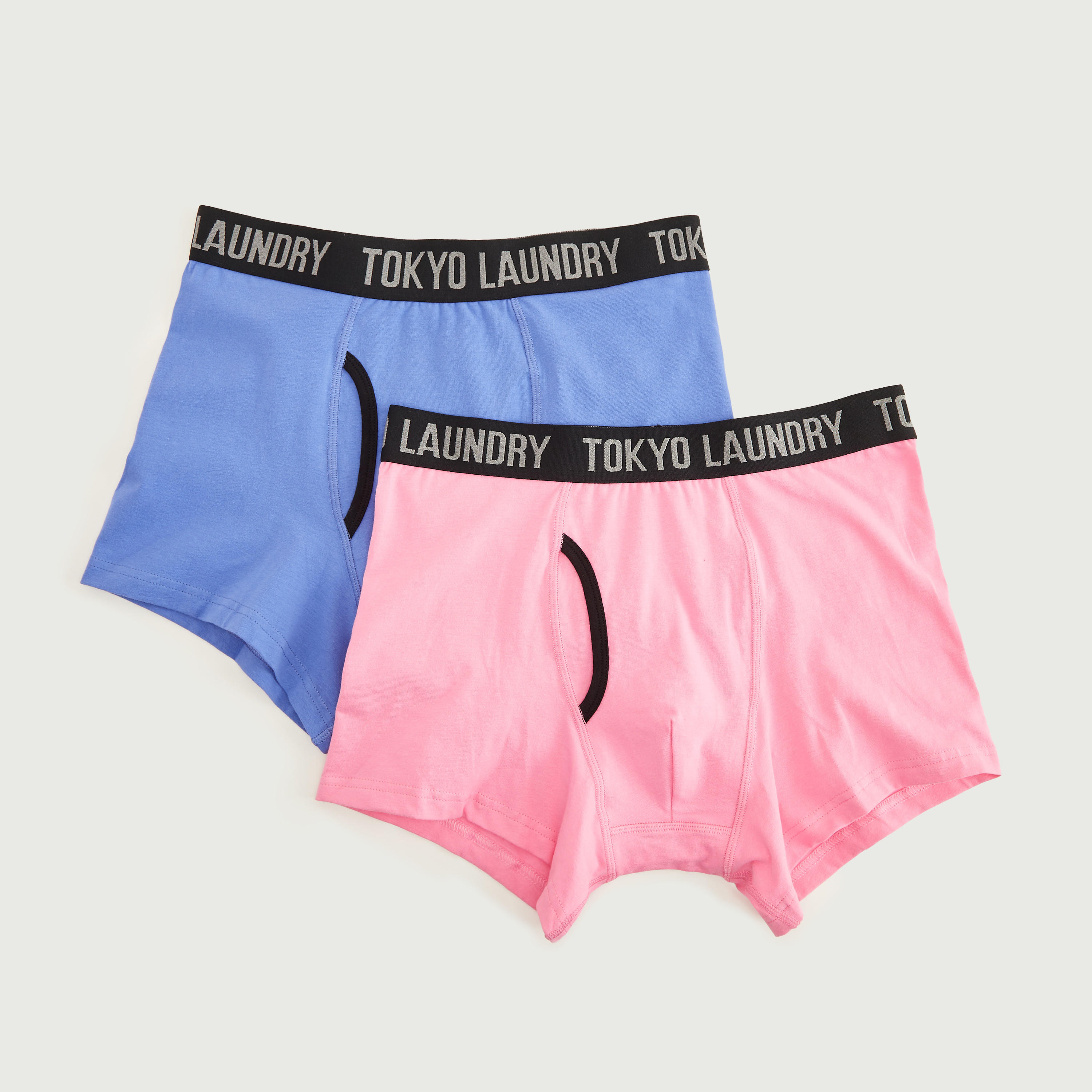 شورتات ترانك داخليّة سادة بخصر مطّاطي- طقم من قطعتين-men-clothing-innerwear-underwear-image-5