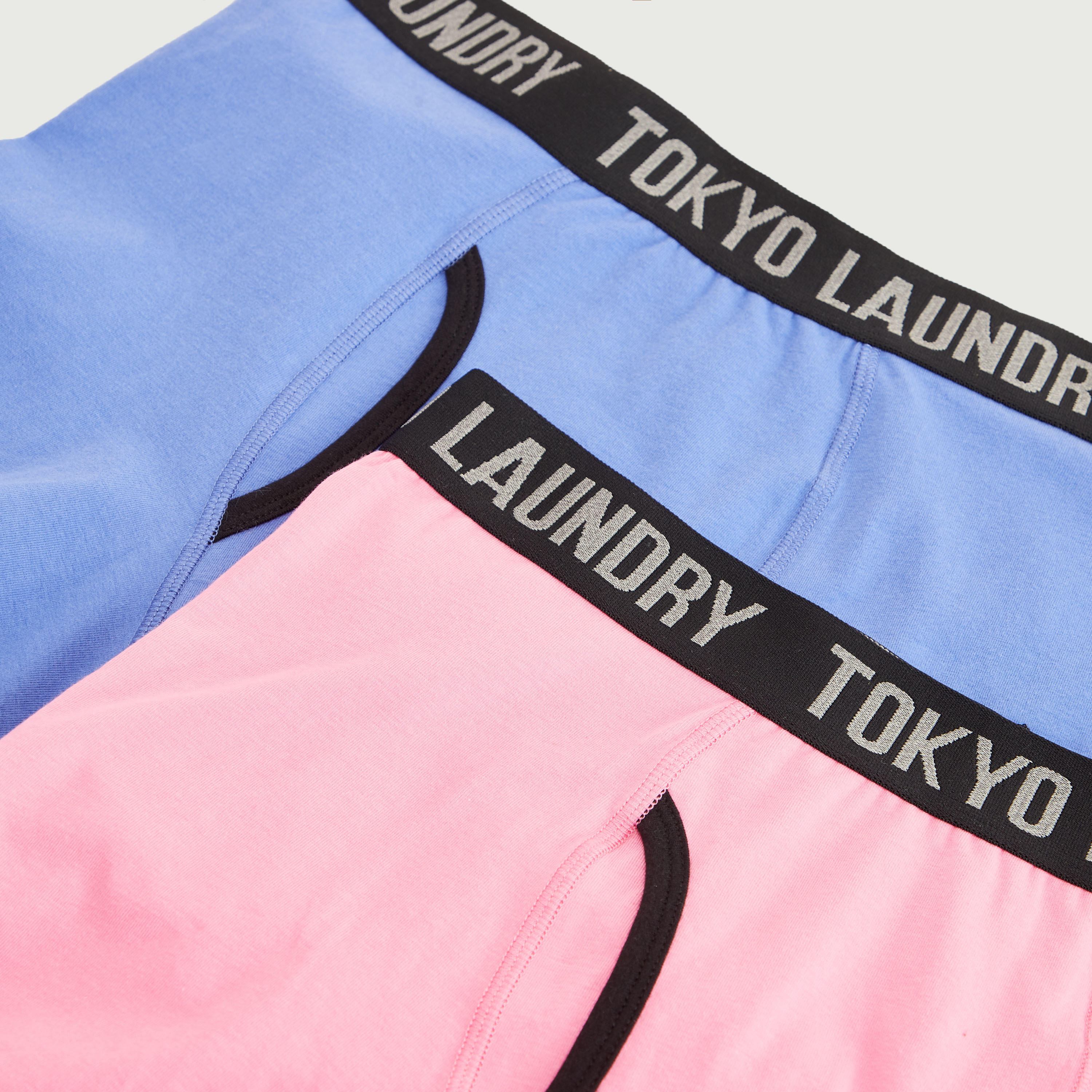 شورتات ترانك داخليّة سادة بخصر مطّاطي- طقم من قطعتين-men-clothing-innerwear-underwear-image-4
