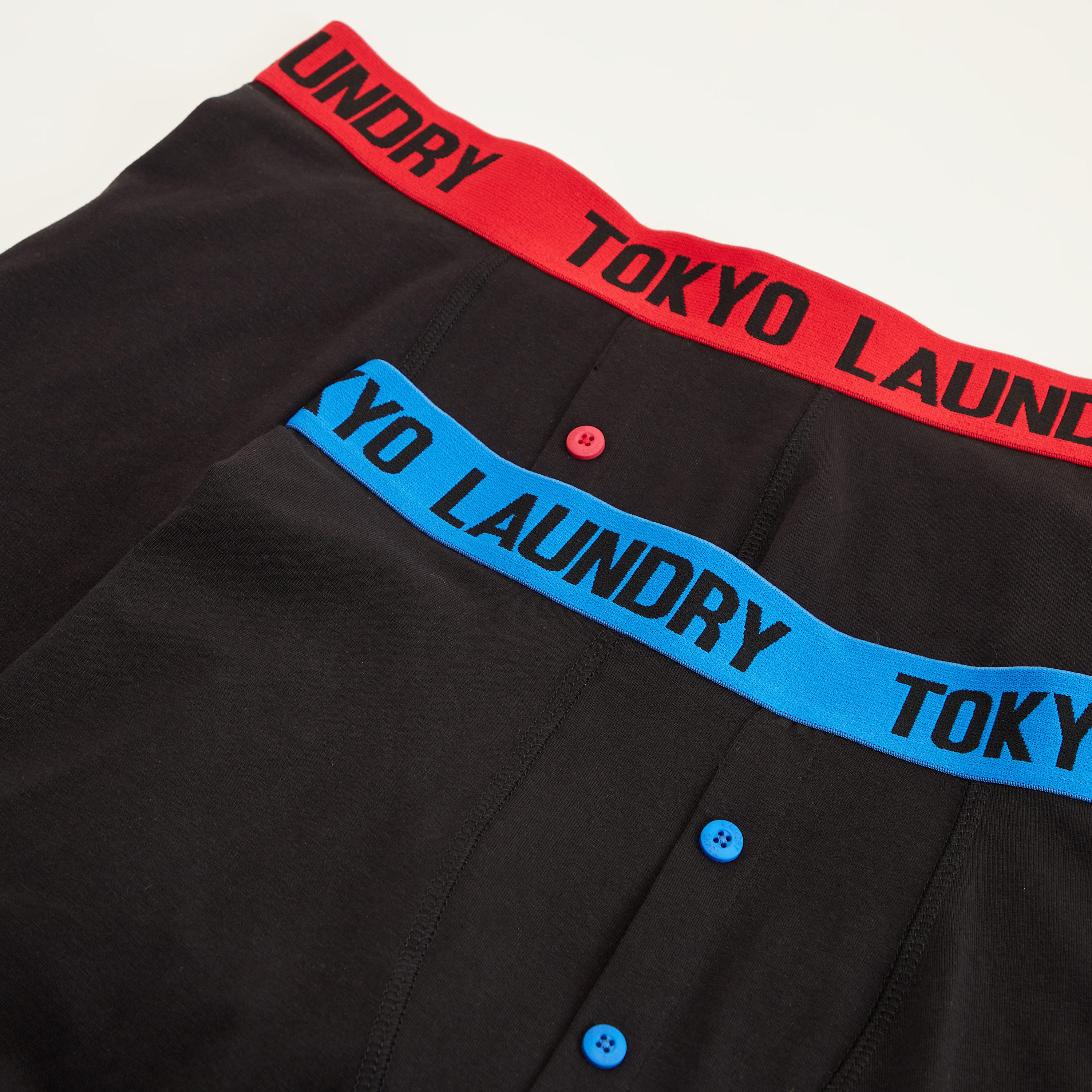 Set of 2 - Solid Trunks with Elasticated Waistband-men-clothing-innerwear-underwear-image-2