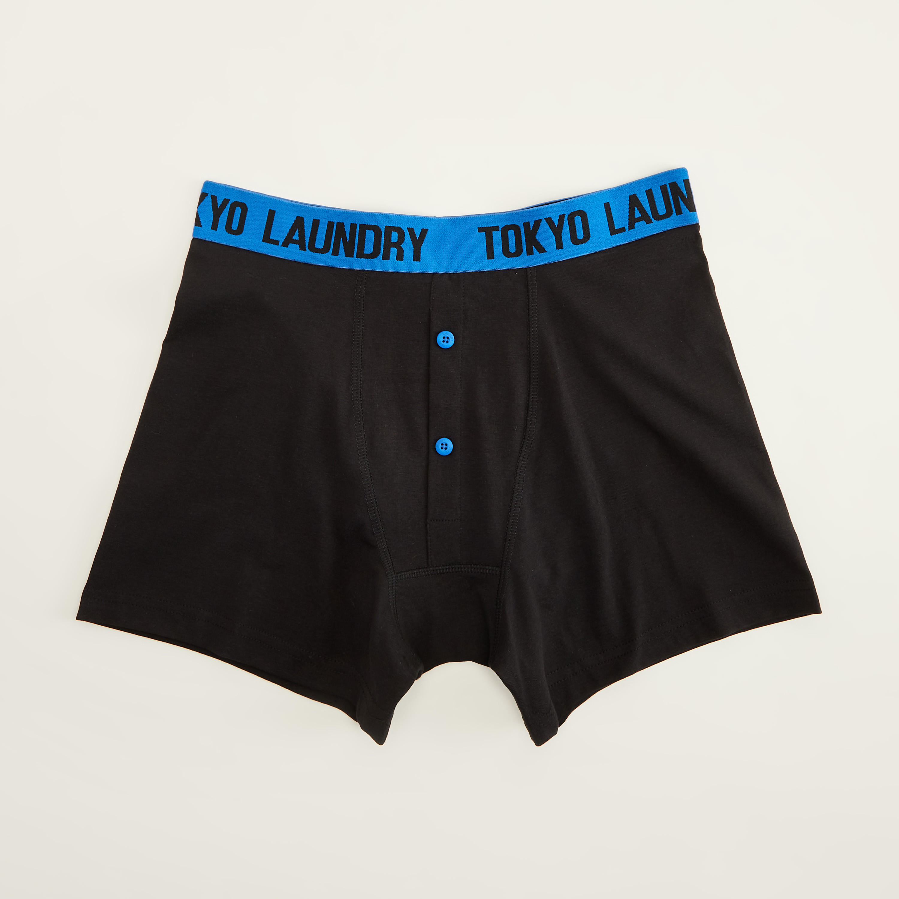 Set of 2 - Solid Trunks with Elasticated Waistband-men-clothing-innerwear-underwear-image-3