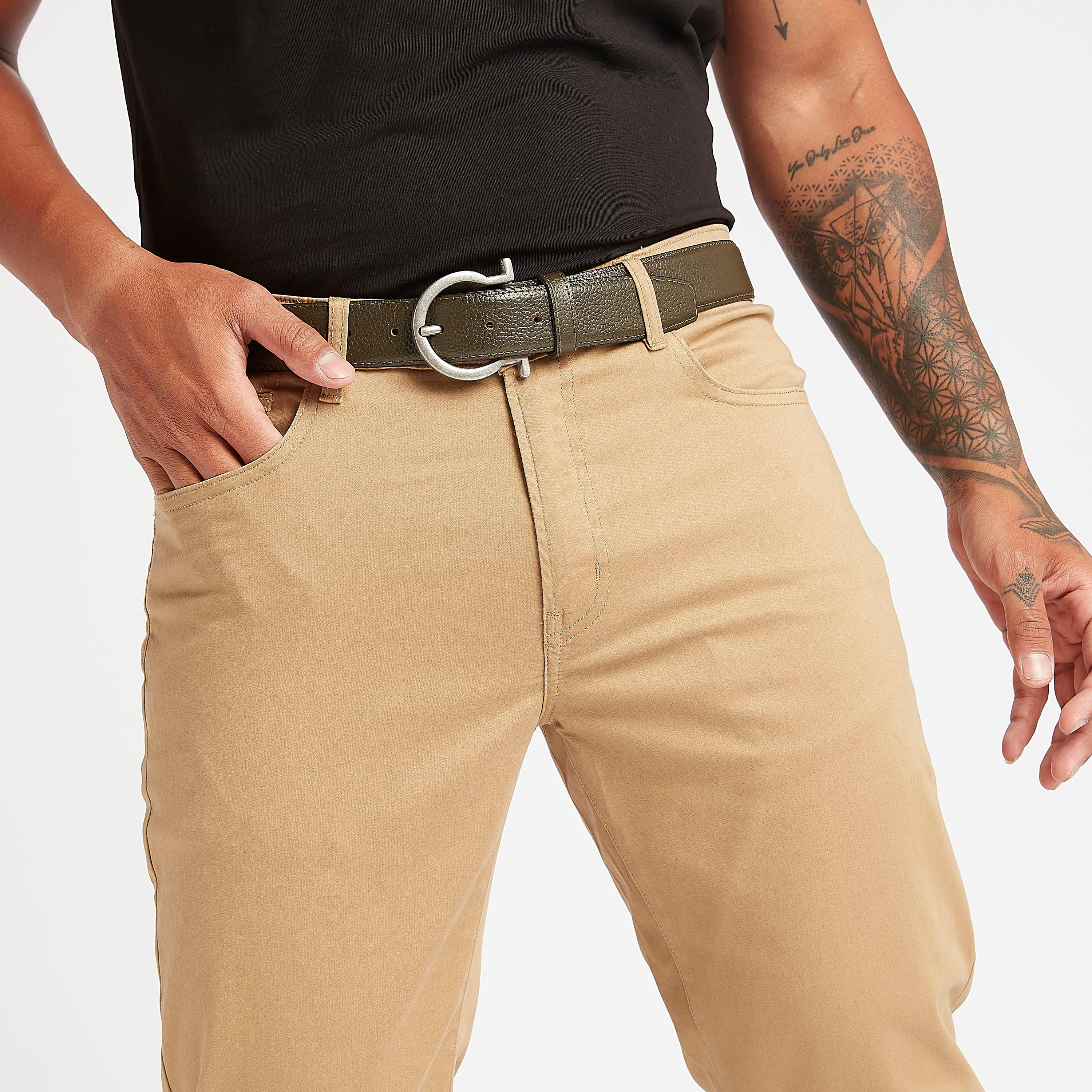 Textured Belt with Pin Buckle-men-beltsandwallets-belts-image-2