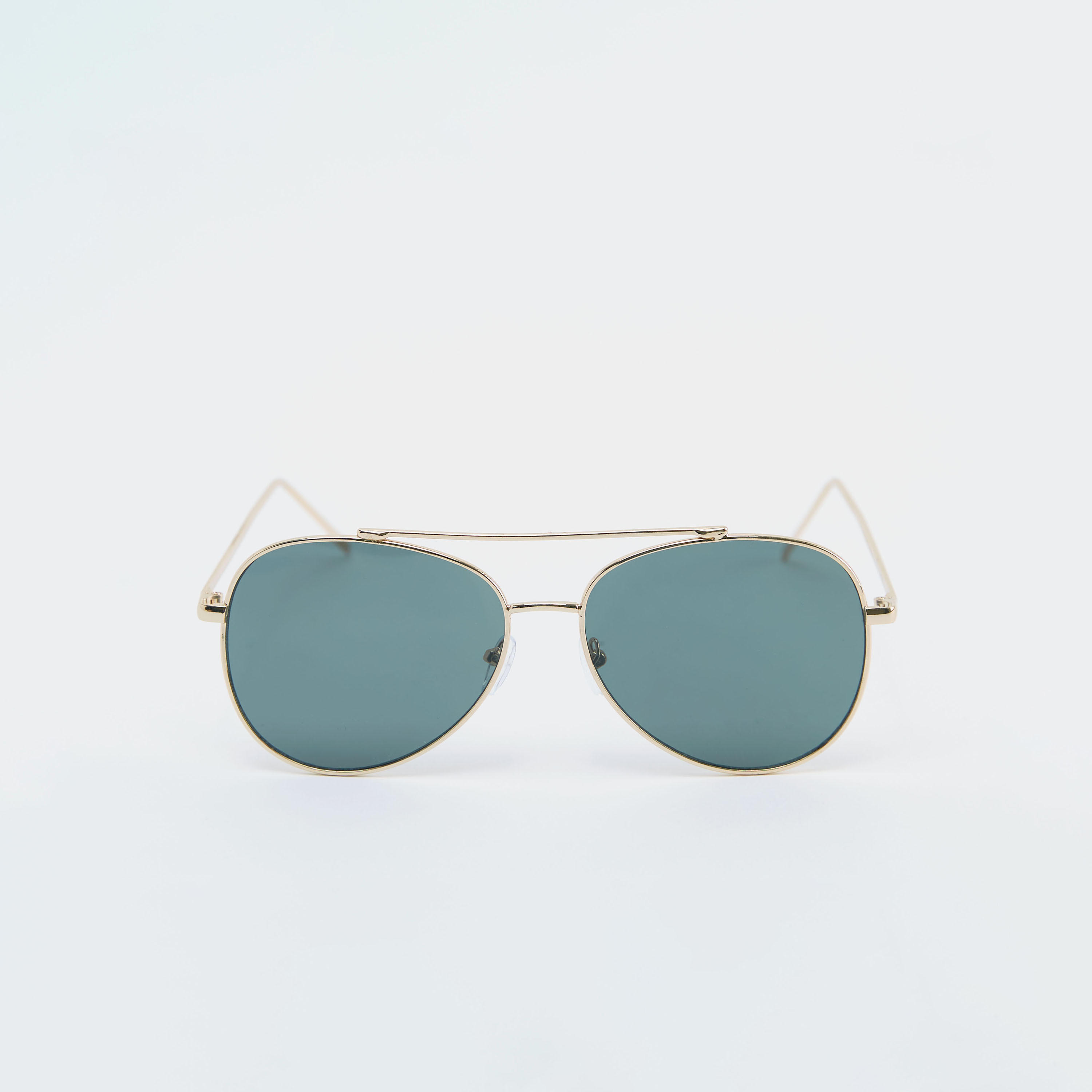 نظّارة شمسية أفياتور سادة بإطار كامل ووسادات للأنف-men-sunglasses-image-2