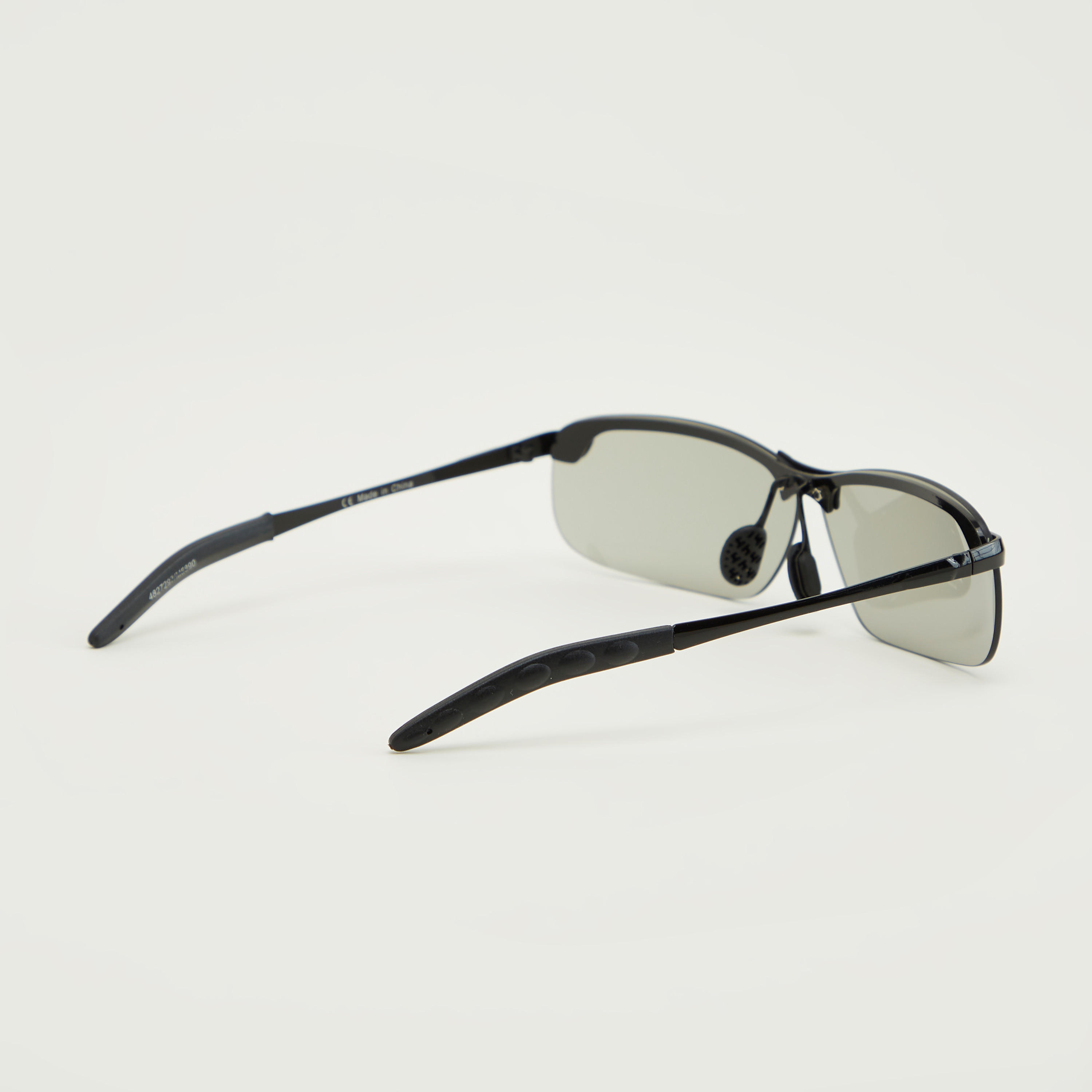 Half Rim Rectangular Sunglasses with Nose Pads-men-sunglasses-image-4