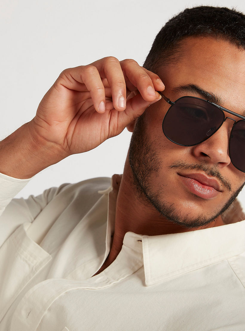 نظّارة شمسية أفياتور بإطار كامل ووسادات للأنف-men-sunglasses-image-4