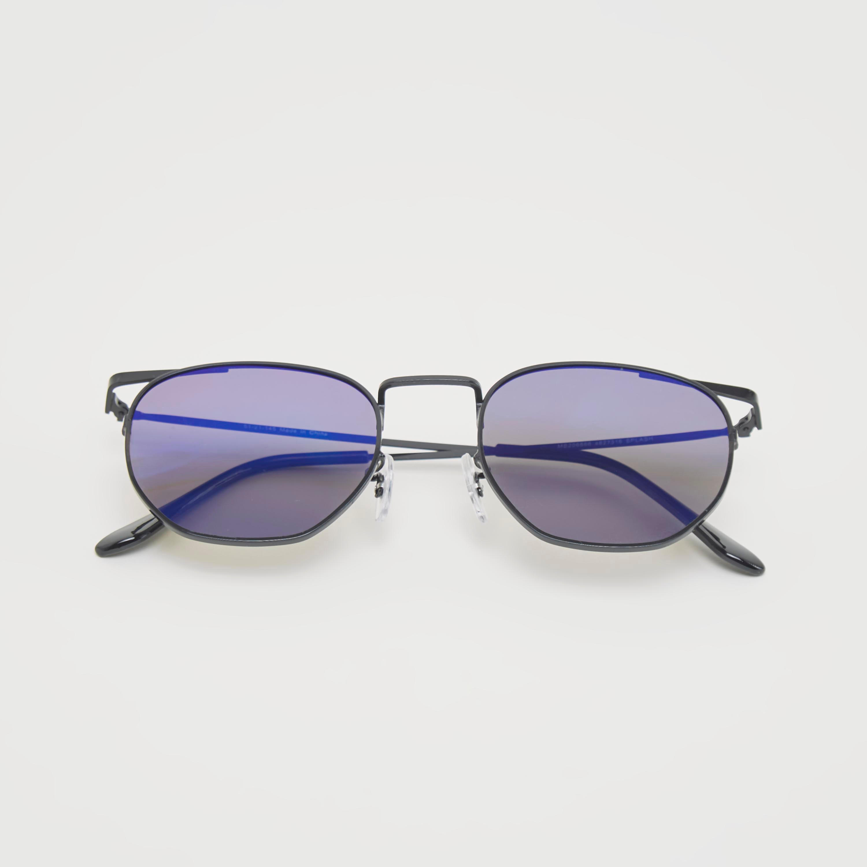 Full Rim Square Sunglasses with Nose Pads-men-sunglasses-image-1