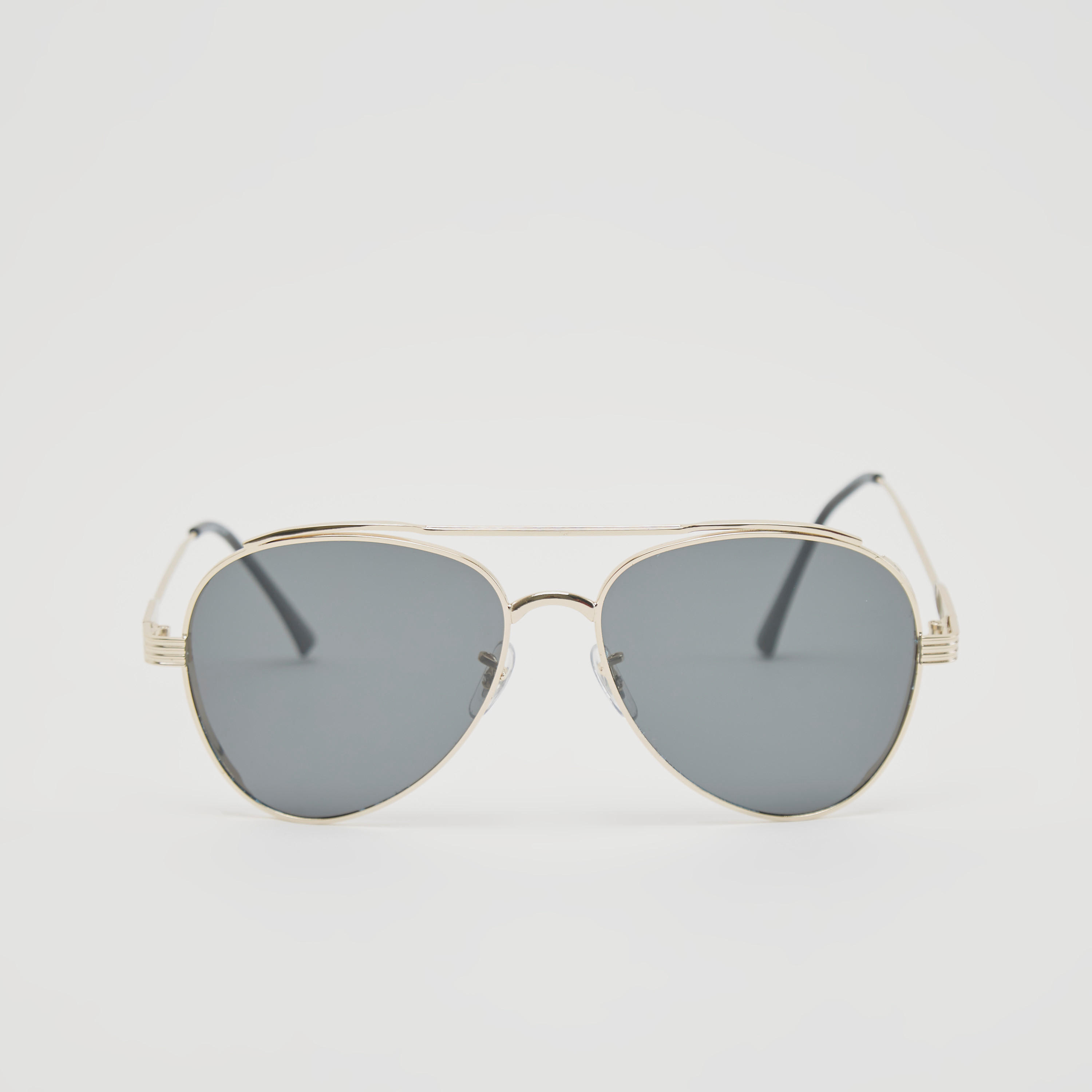 نظّارة شمسية أفياتور بإطار كامل ووسادات للأنف وشريط علوي-men-sunglasses-image-5