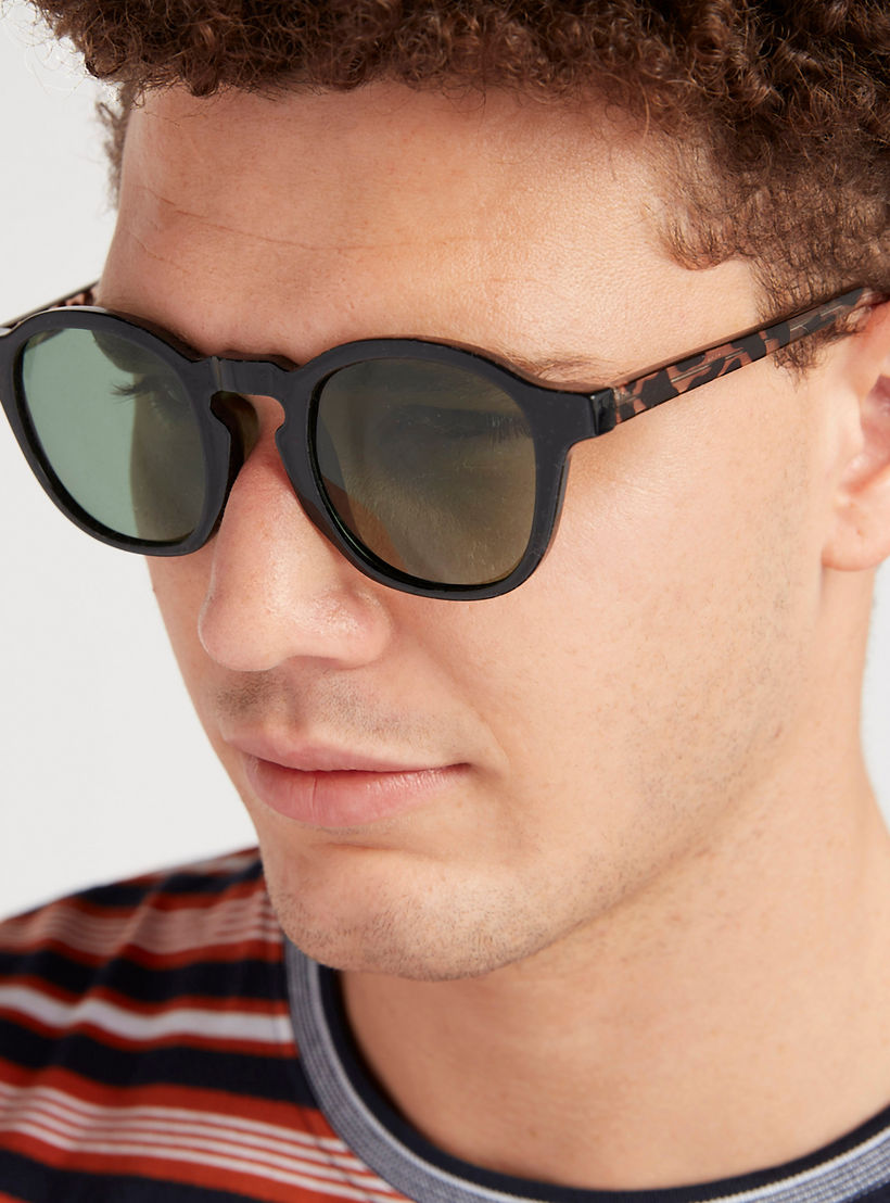 نظّارة شمسية بيضاوية بإطار كامل ووسادات للأنف-men-sunglasses-image-4