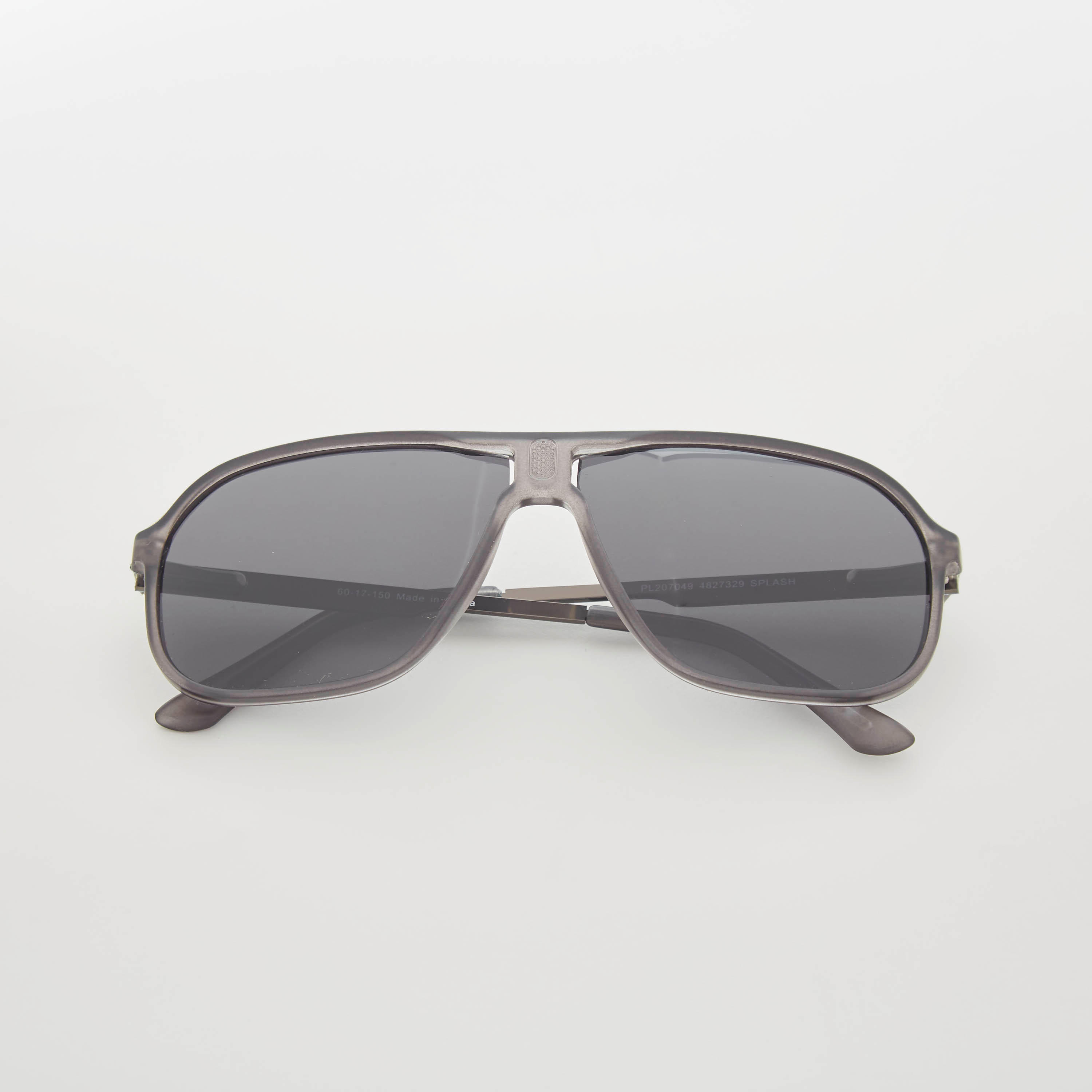 Full Rim Rectangular Frame Sunglasses with Nose Pads-men-sunglasses-image-1