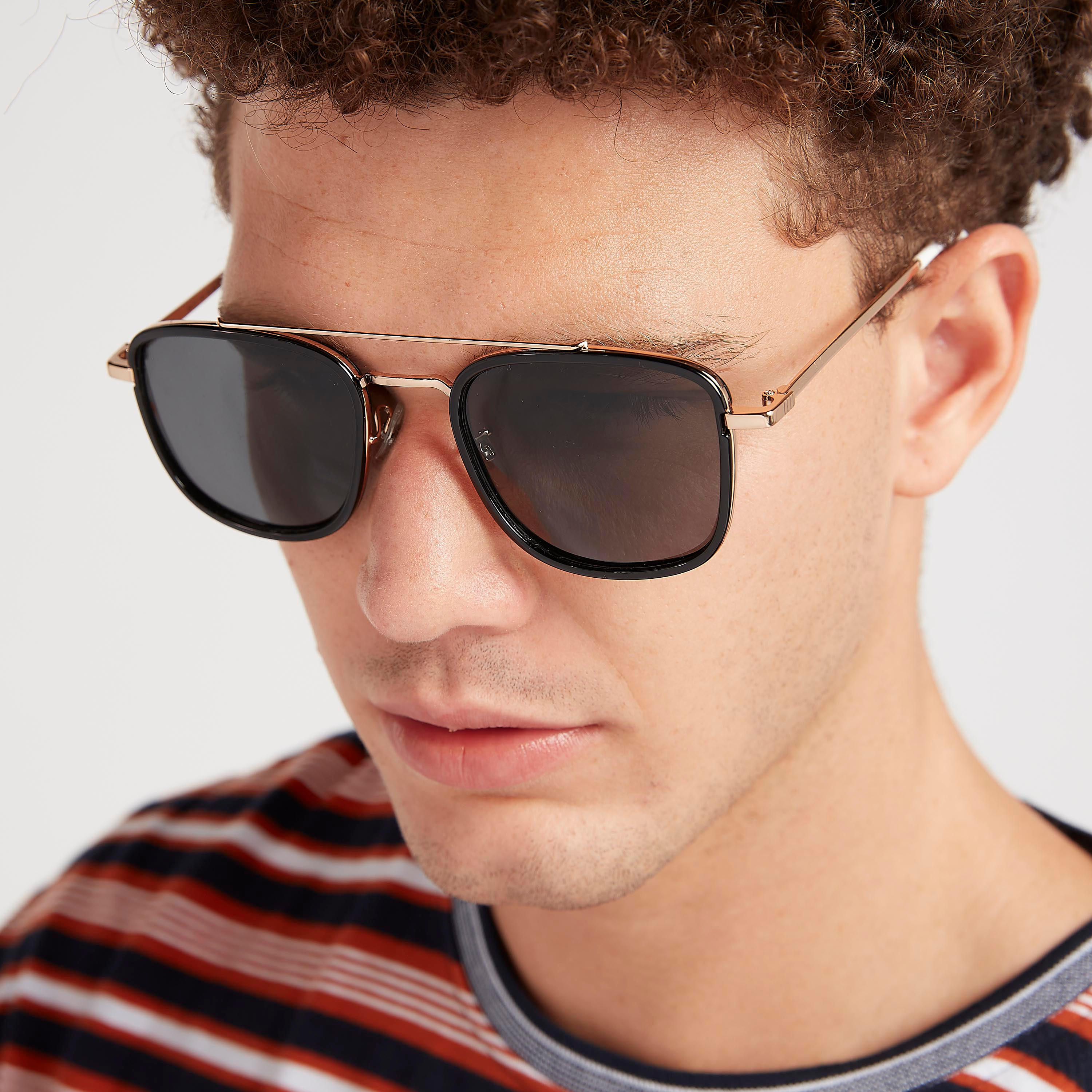 نظّارة شمسية بإطار كامل ووسادات للأنف-men-sunglasses-image-2