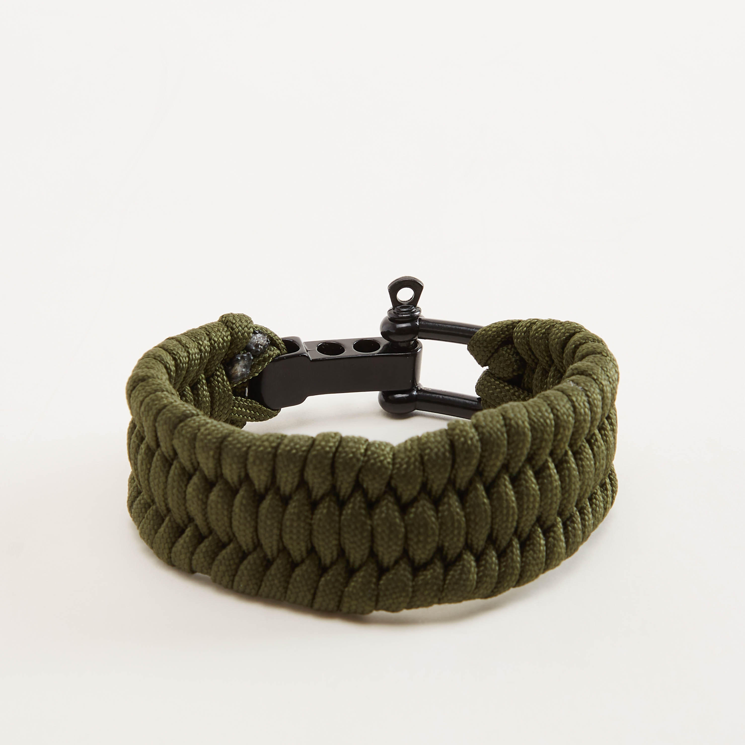 Braided Bracelet with Metallic Accent-men-watchesandjewellery-bracelets-image-1