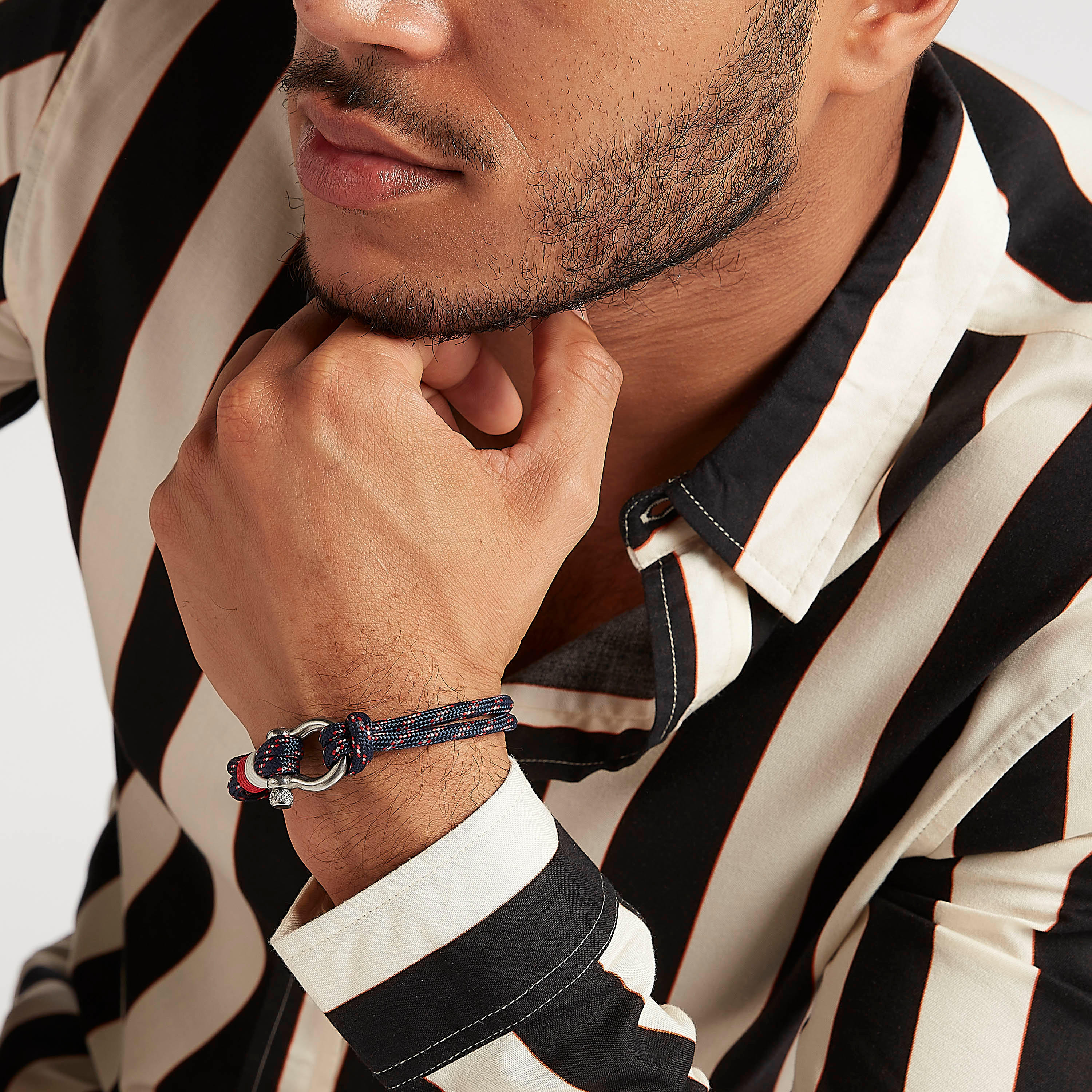 سوار سادة بزينة ميتاليك-men-watchesandjewellery-bracelets-image-4