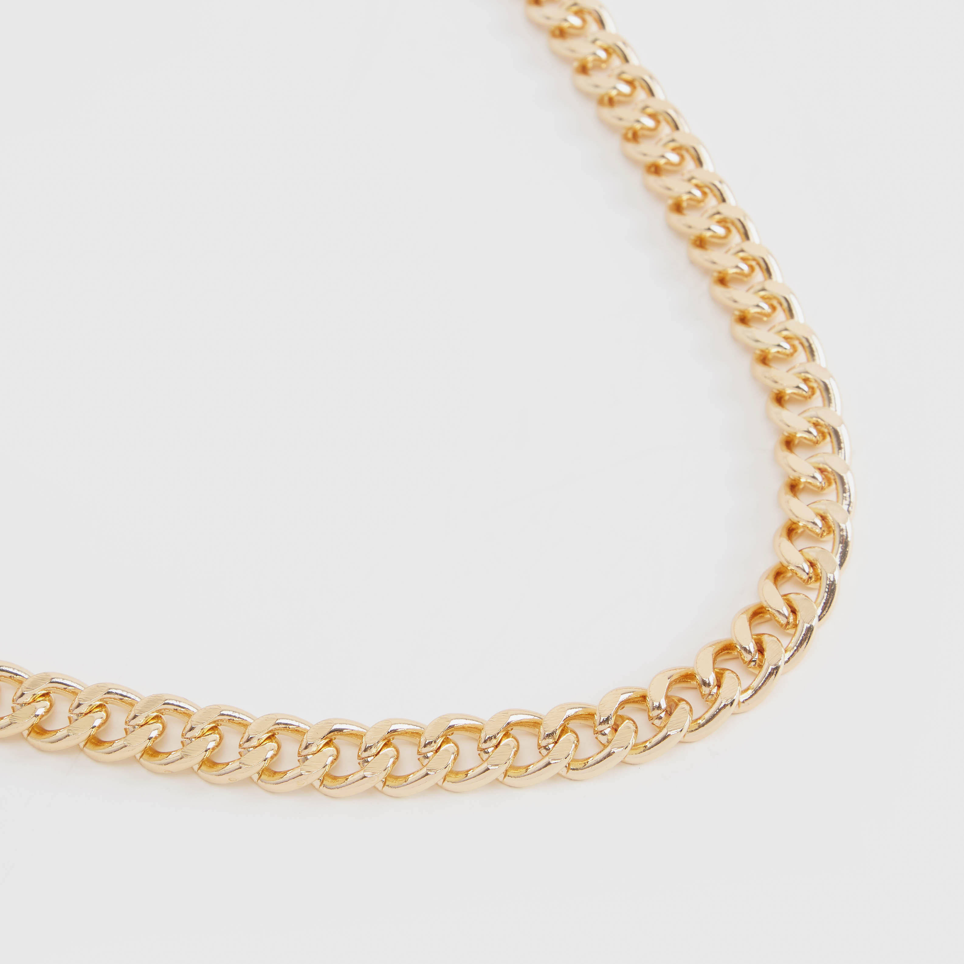 Metallic Chain Link Necklace with Lobster Clasp-men-watchesandjewellery-necklacesandpendants-image-1