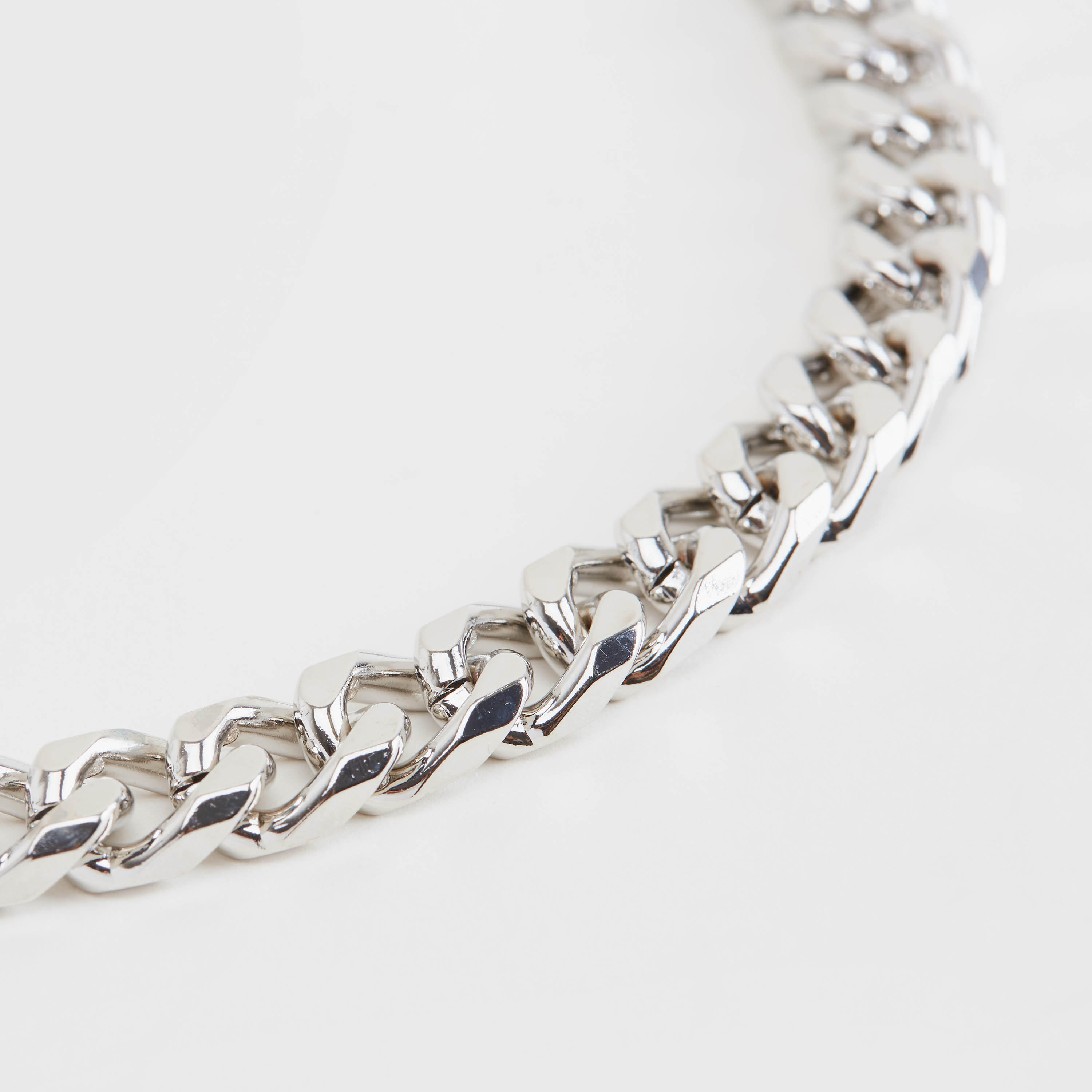 Metallic Chain Link Necklace with Lobster Clasp-men-watchesandjewellery-necklacesandpendants-image-3