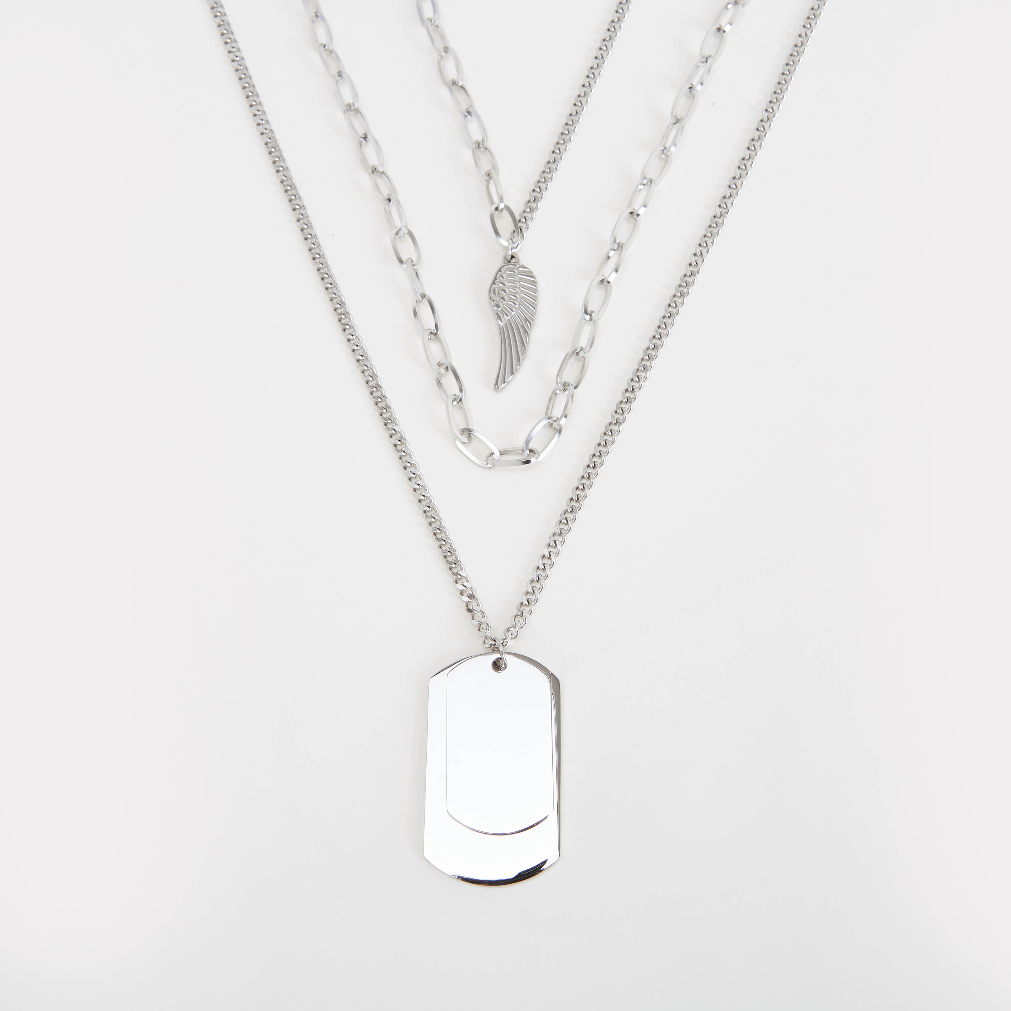 عقد ميتاليك بدلّايات - طقم من 3-men-watchesandjewellery-necklacesandpendants-image-4
