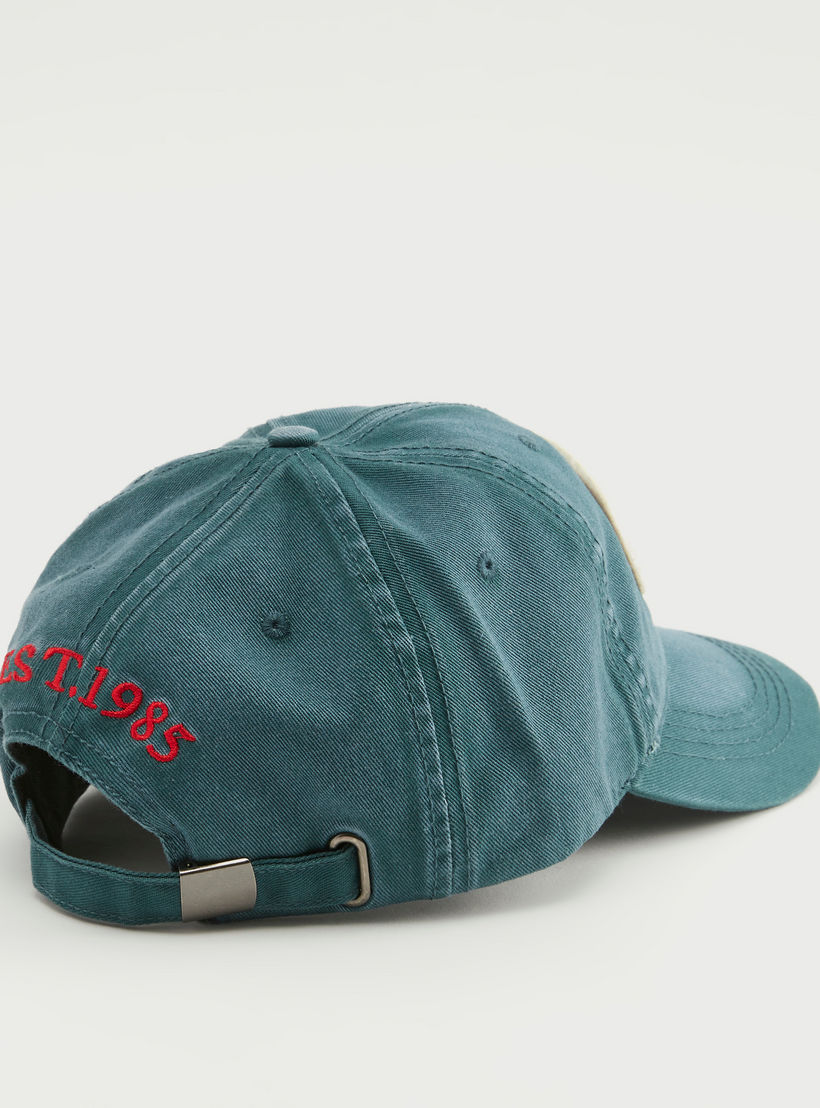كاب بارز المملس مزخرف بحزام إغلاق-men-caps-image-2
