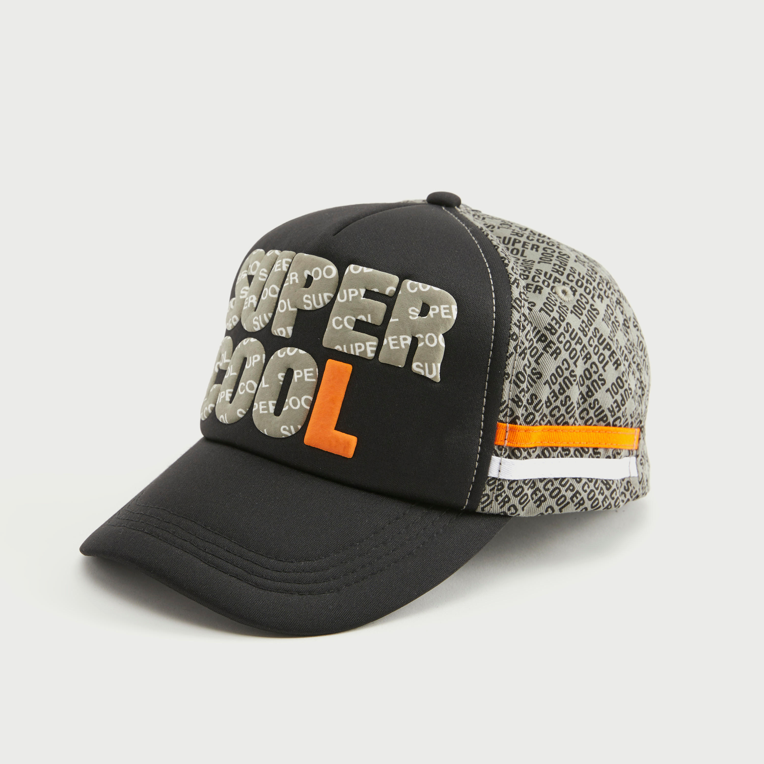 كاب بطبعات منقوشة وشريط إغلاق لاصق-men-caps-image-5