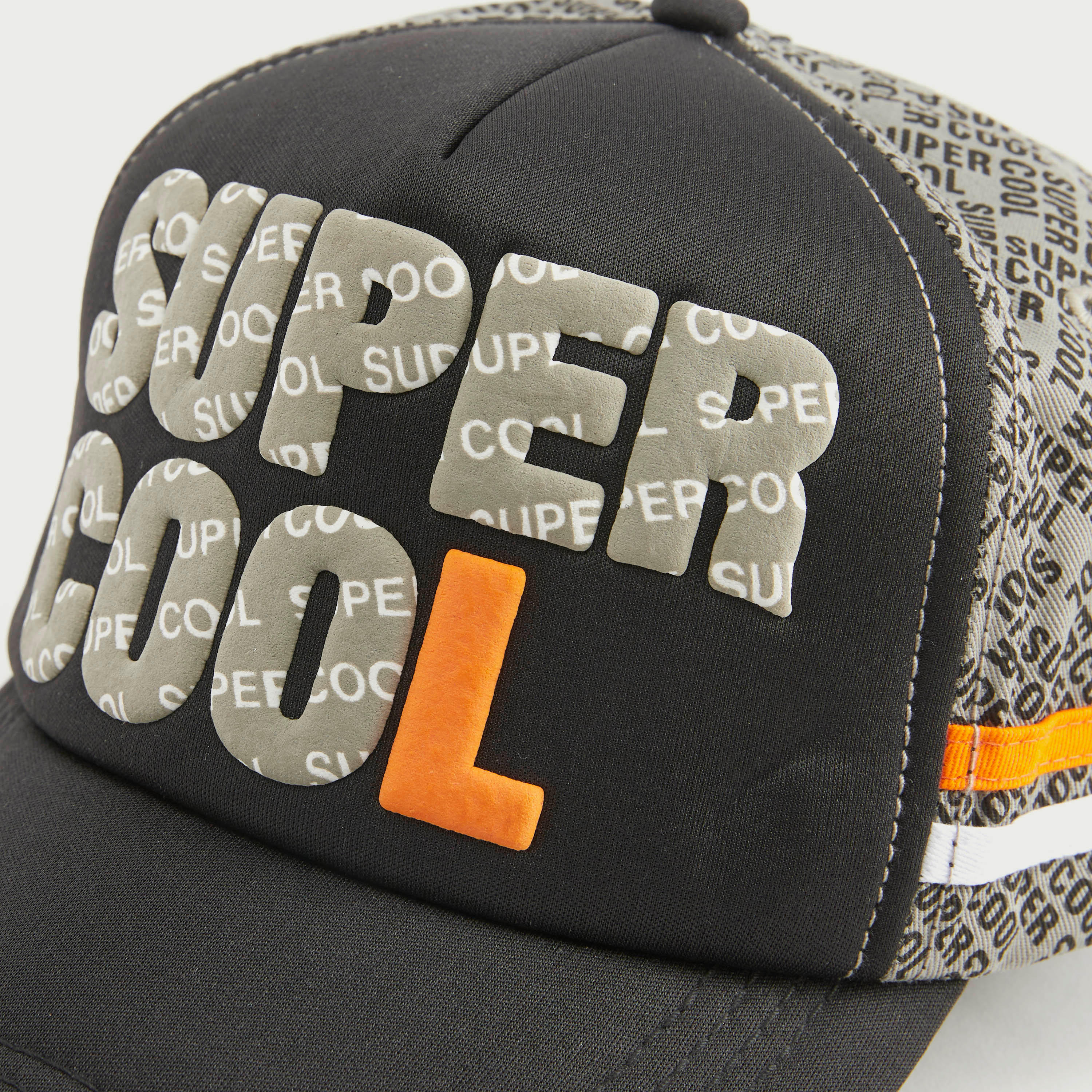 كاب بطبعات منقوشة وشريط إغلاق لاصق-men-caps-image-4