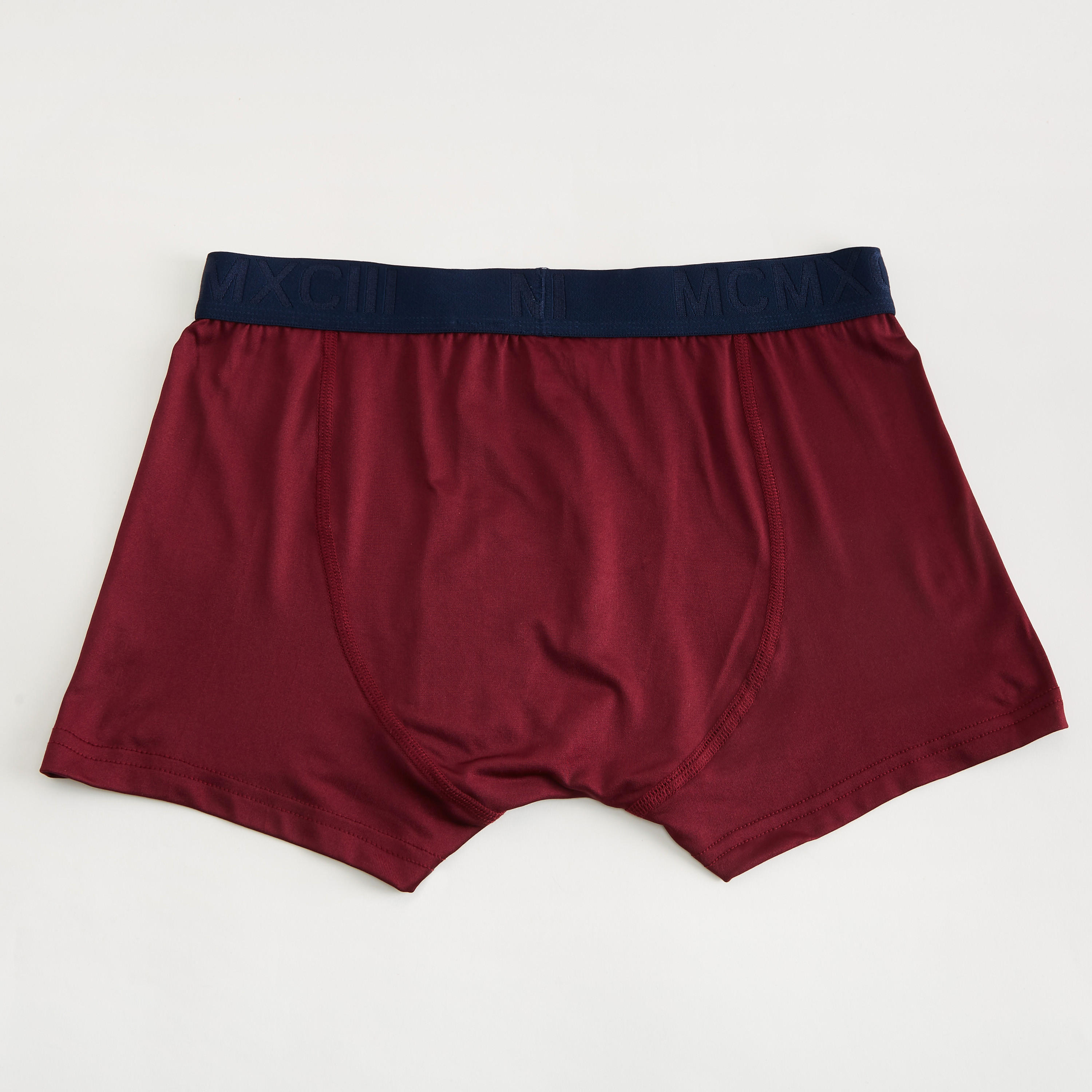 شورت ترانك سادة بخصر مطّاطي- طقم من قطعتين-men-clothing-innerwear-underwear-image-1