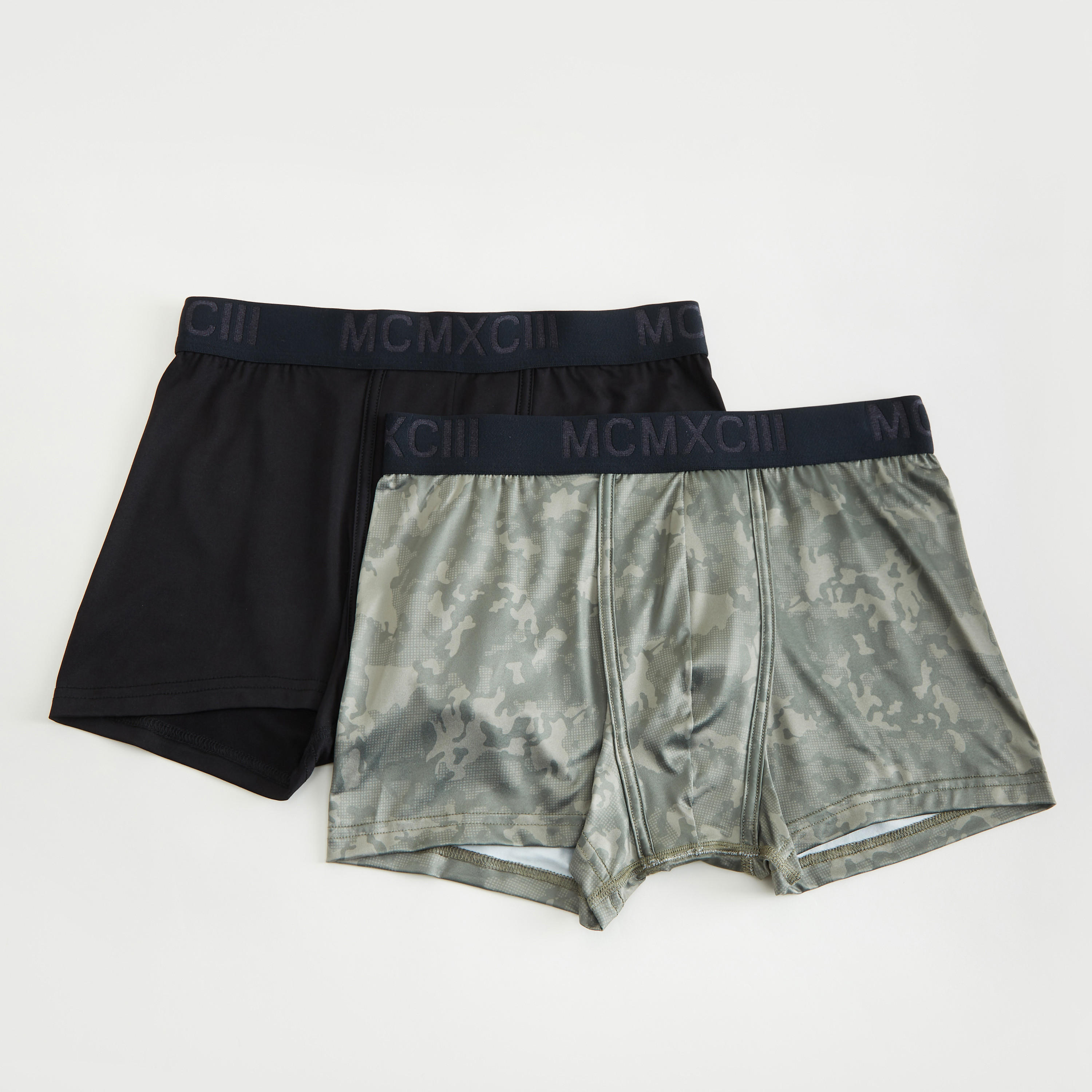 Set of 2 - Assorted Trunks with Elasticated Waistband-men-clothing-innerwear-underwear-image-1