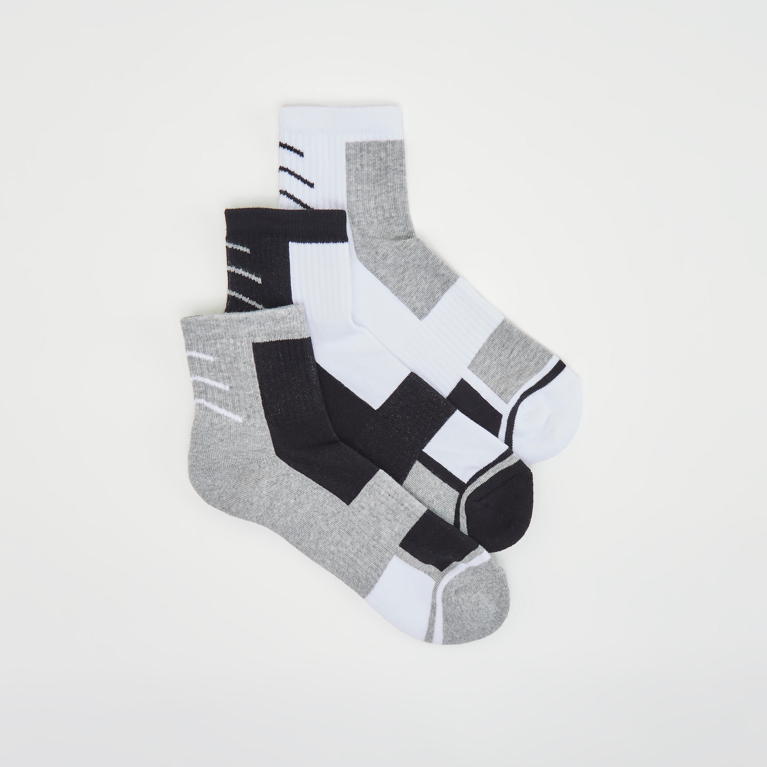جوارب متنوعة بطول الكاحل - طقم من 3-men-socks-image-3