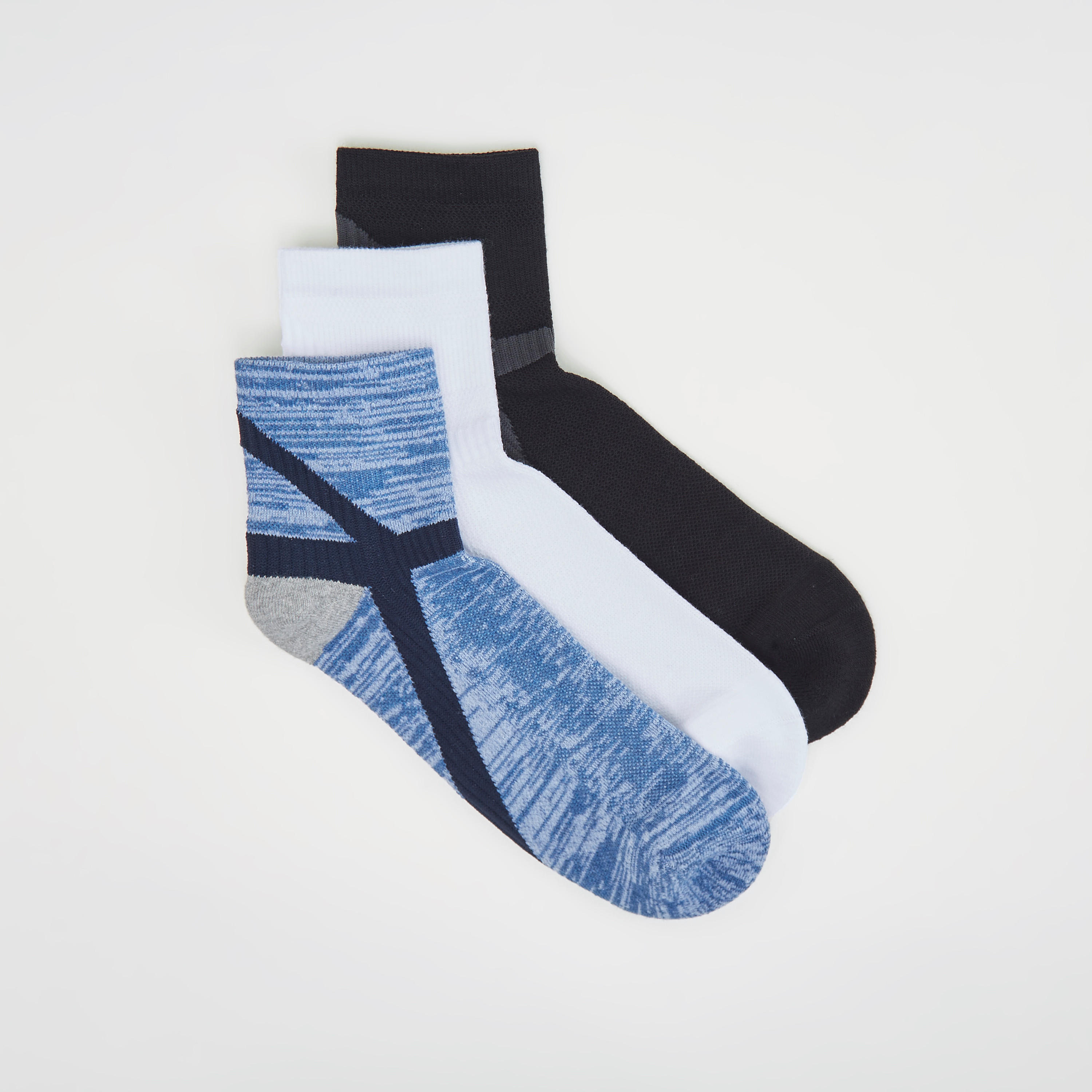 جوارب متنوعة بطول الكاحل - طقم من 3-men-socks-image-3