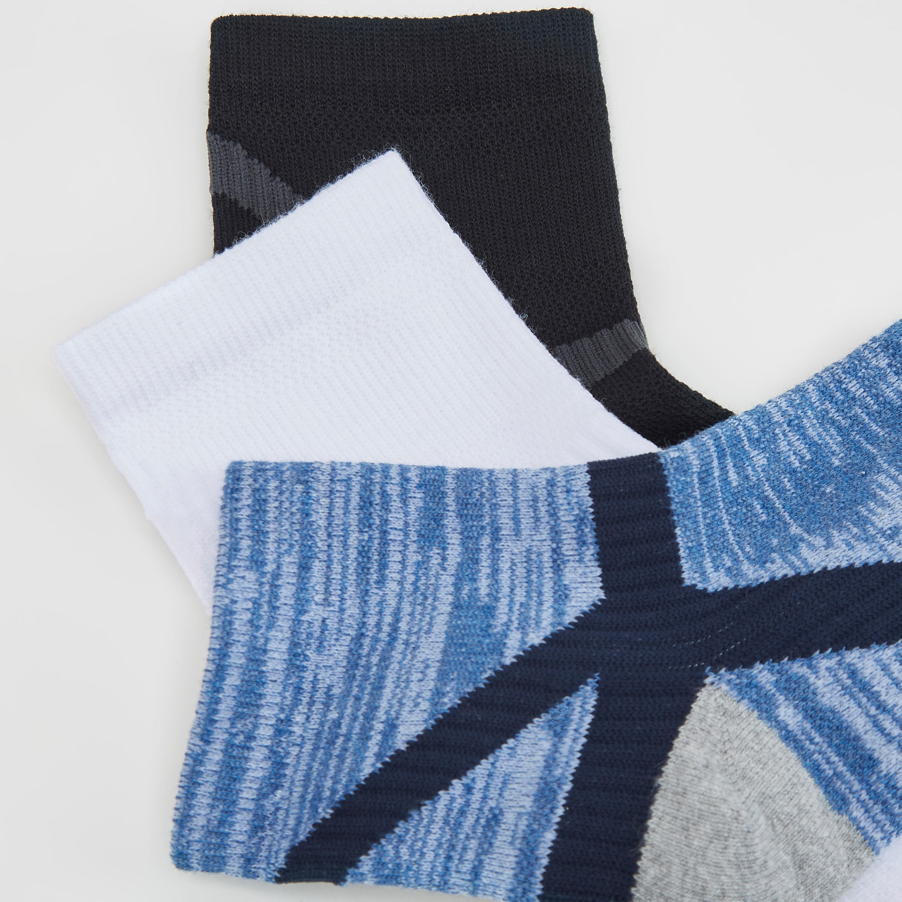 جوارب متنوعة بطول الكاحل - طقم من 3-men-socks-image-1