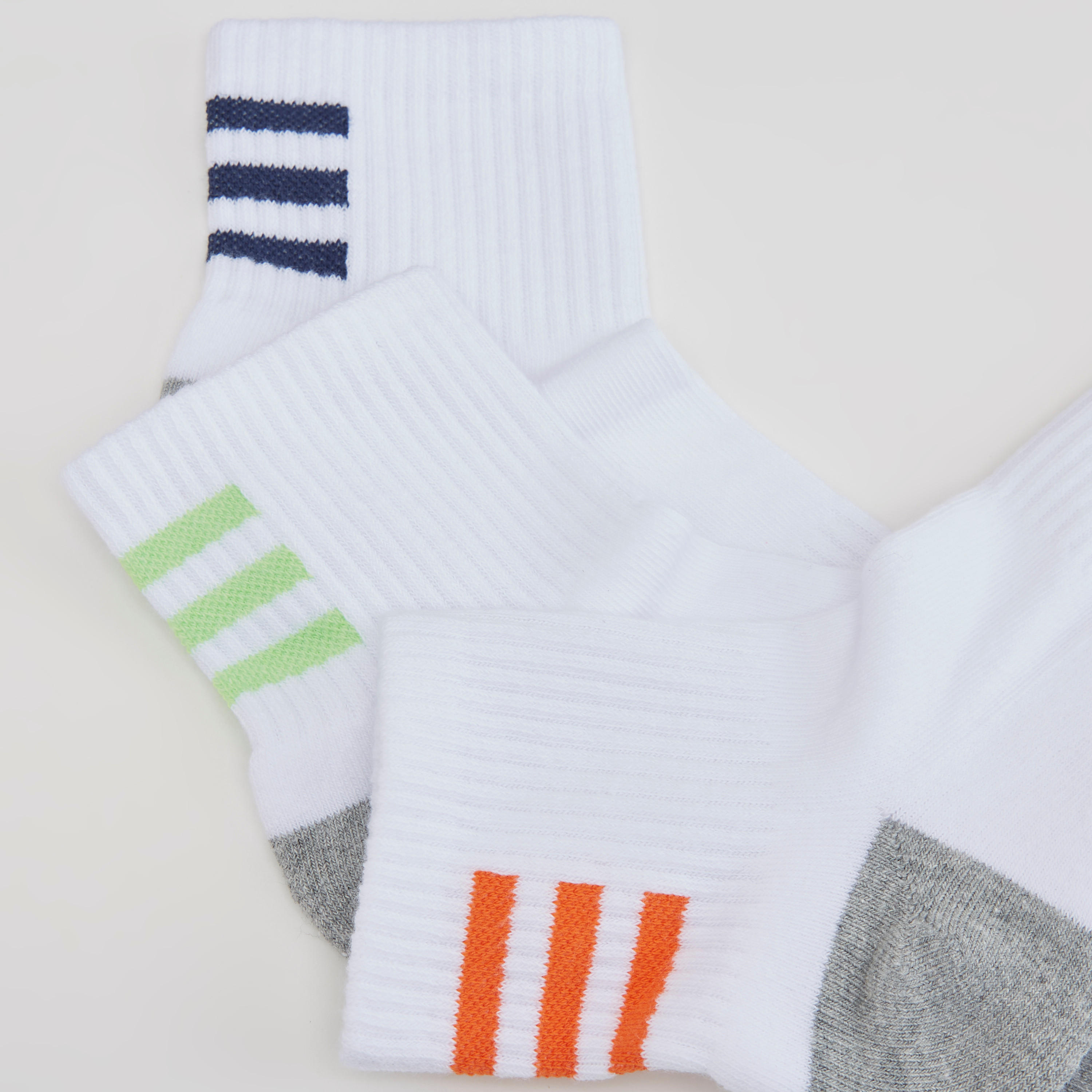 Set of 3 - Striped Ankle Length Socks-men-socks-image-4