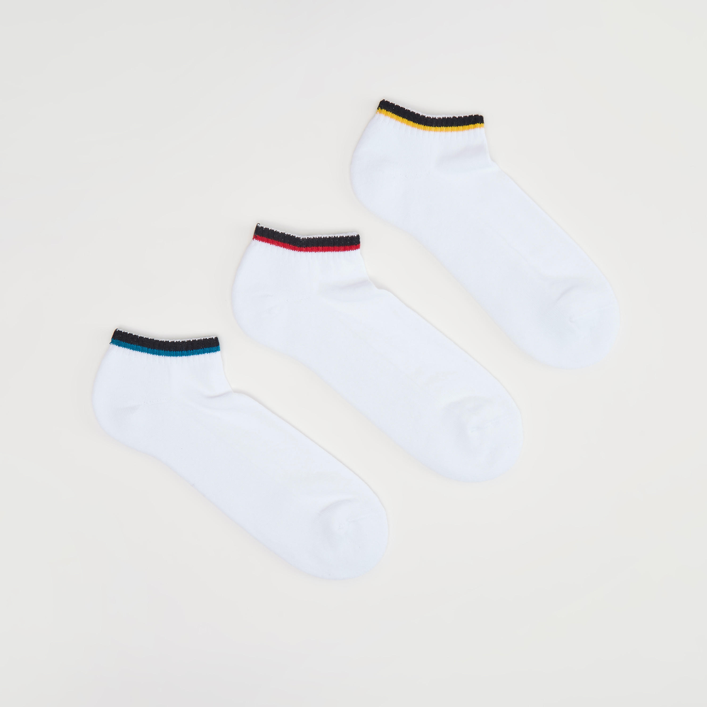جوارب غير مرئية بأطراف متباينة - طقم من 3-men-socks-image-1