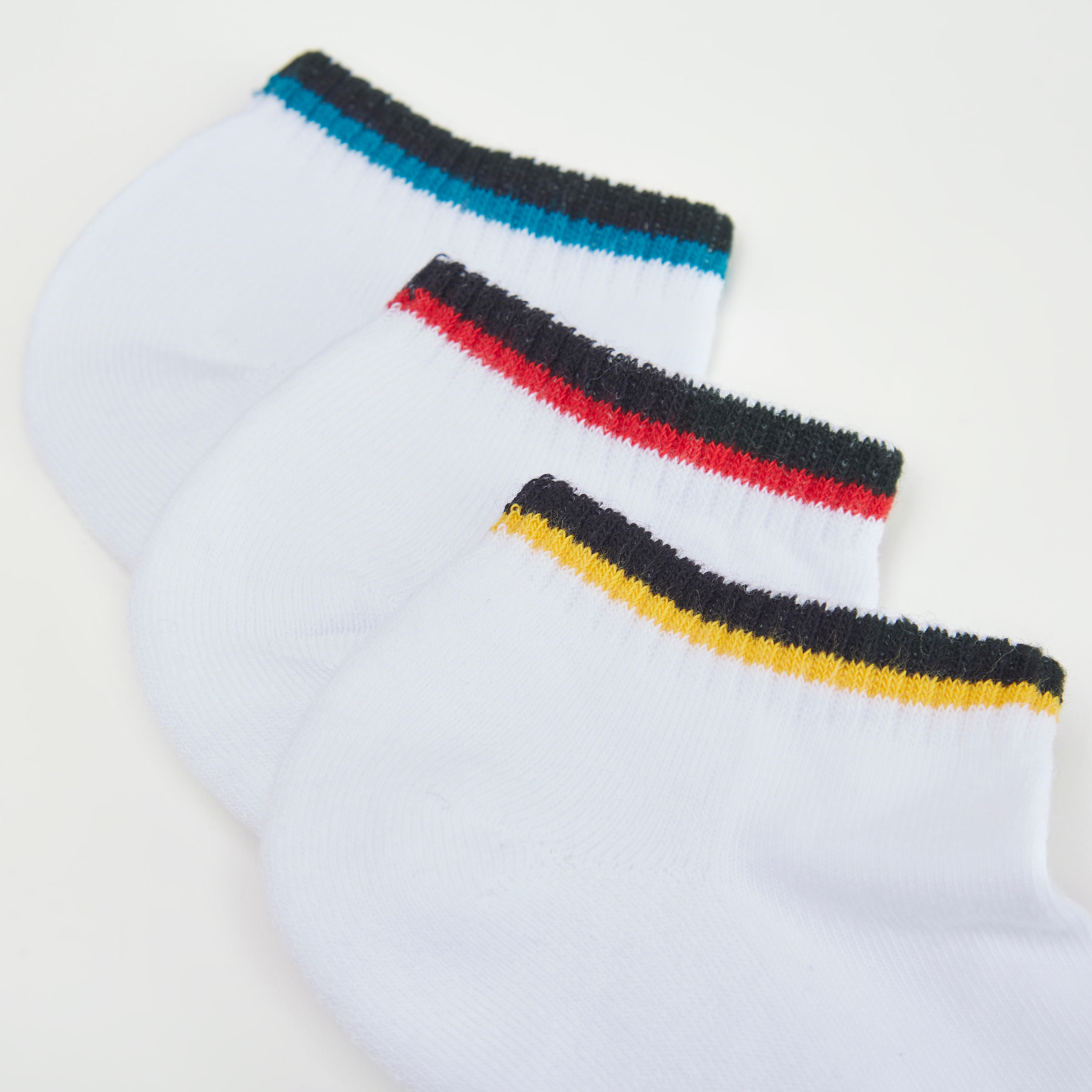 جوارب غير مرئية بأطراف متباينة - طقم من 3-men-socks-image-3