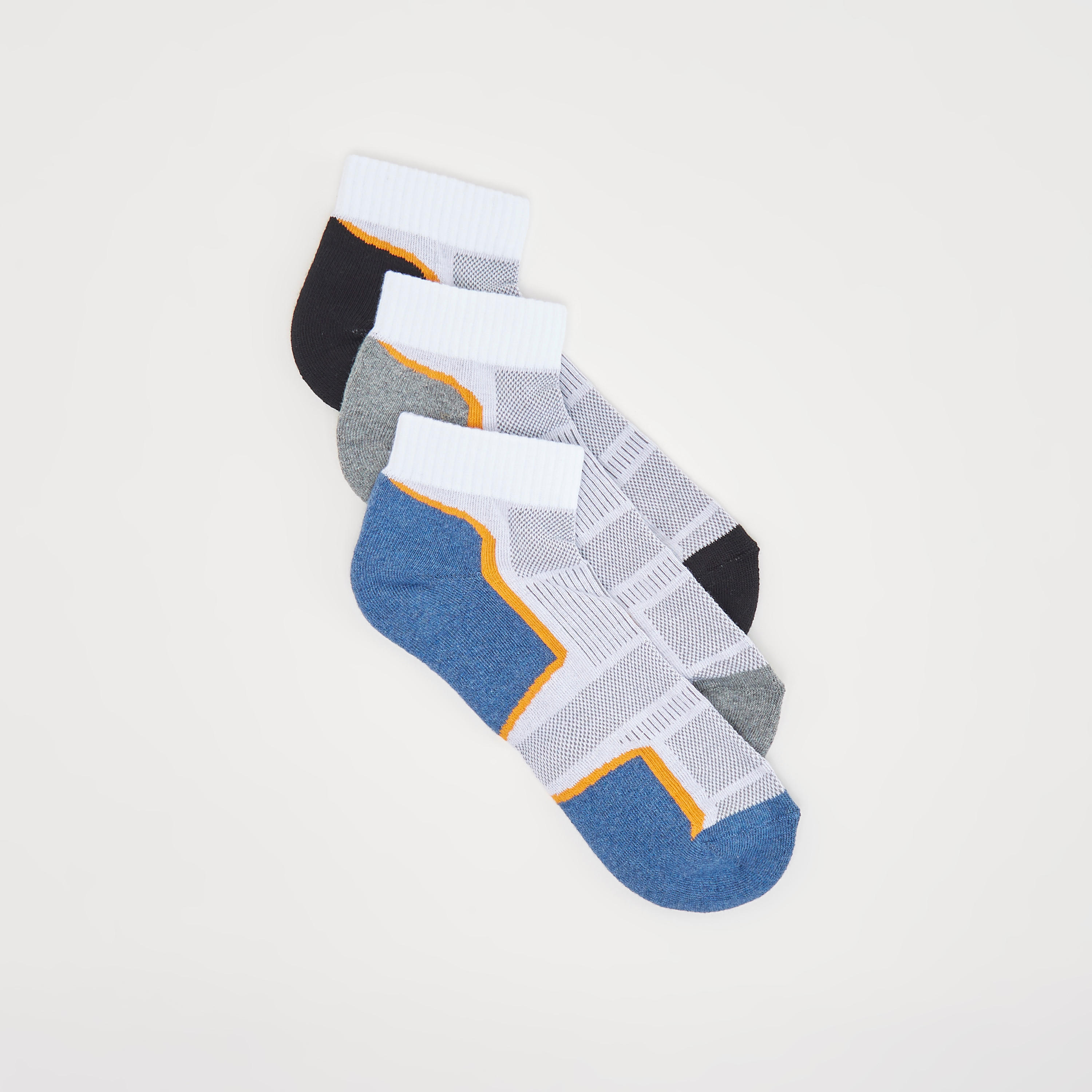 جوارب بطول الكاحل وطبعات - طقم من 3-men-socks-image-3