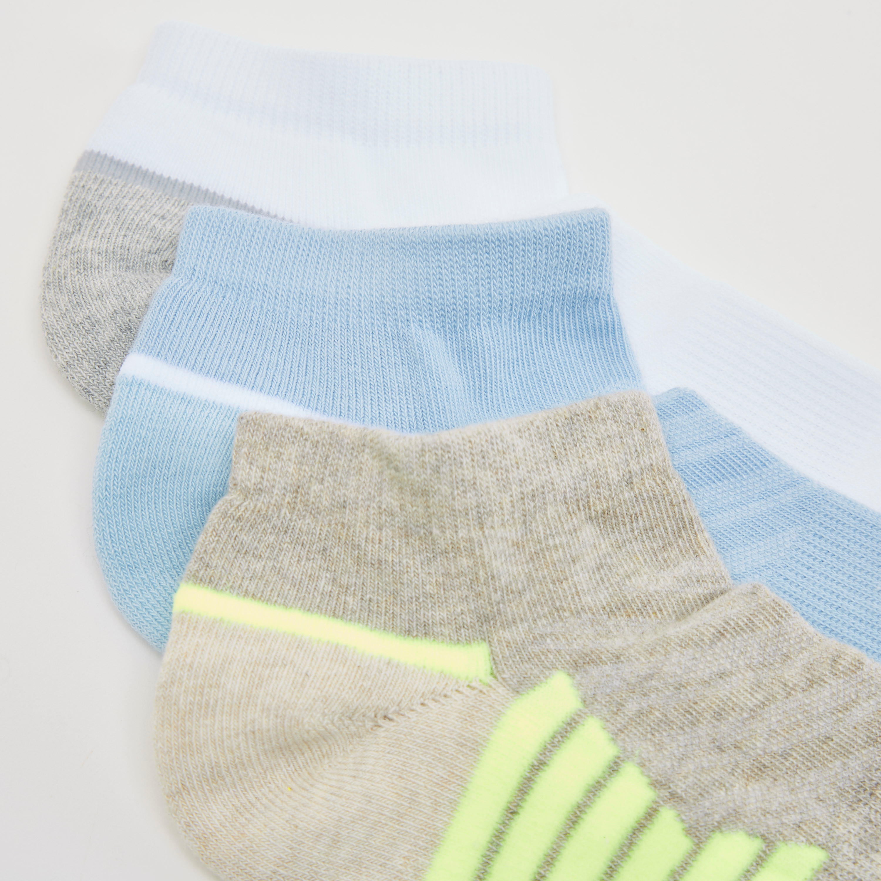 جوارب مقلّمة بطول الكاحل - طقم من 3-men-socks-image-3