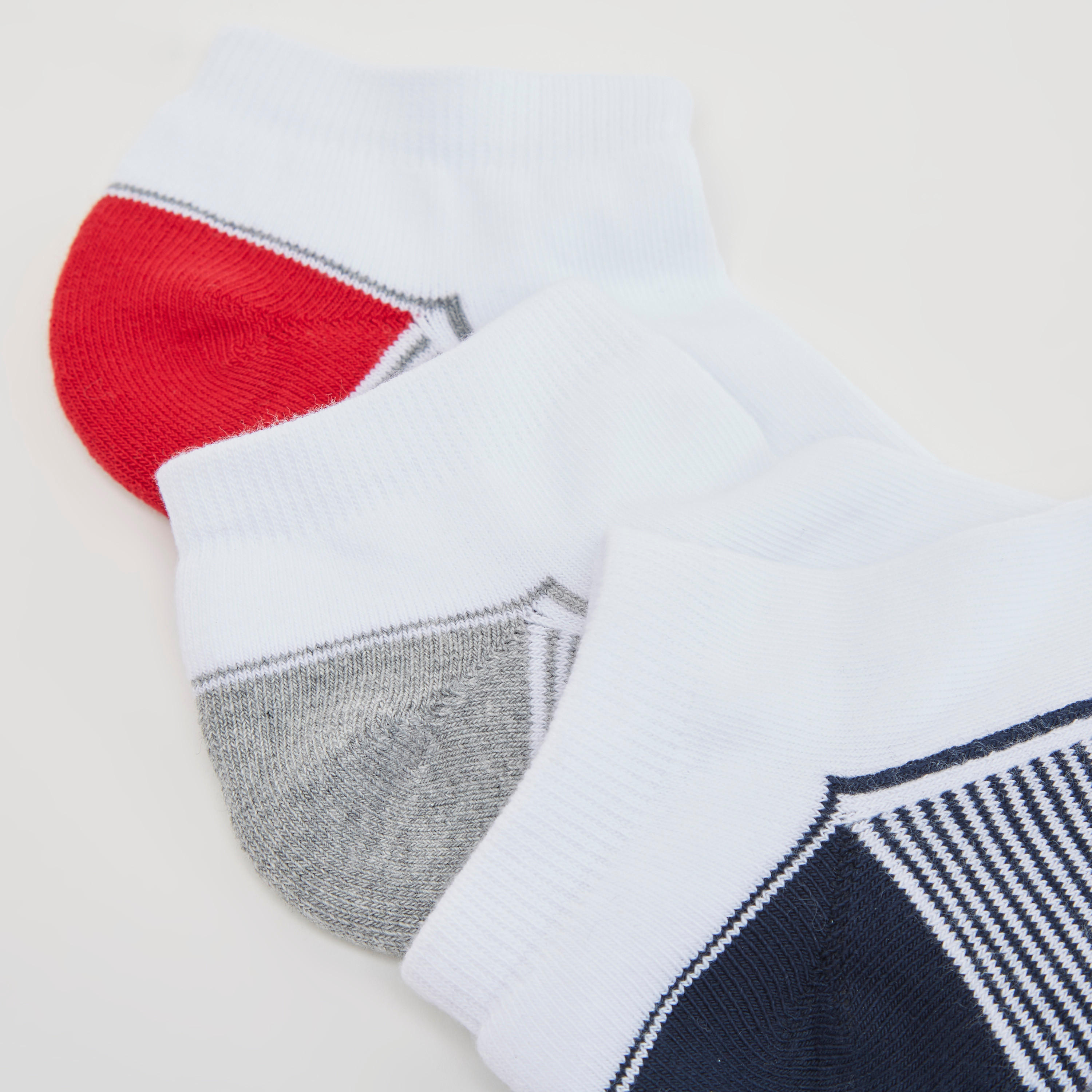 Set of 3 - Striped Ankle Length Socks-men-socks-image-4