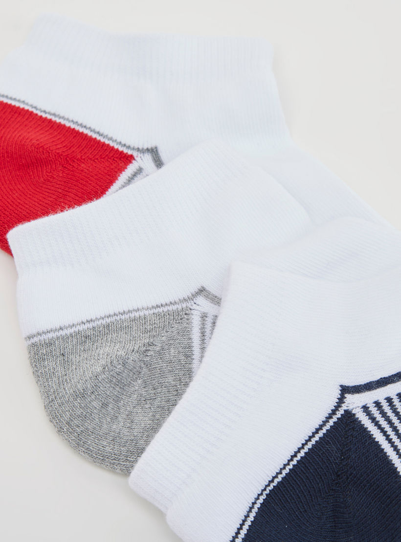 Set of 3 - Striped Ankle Length Socks-men-socks-image-4