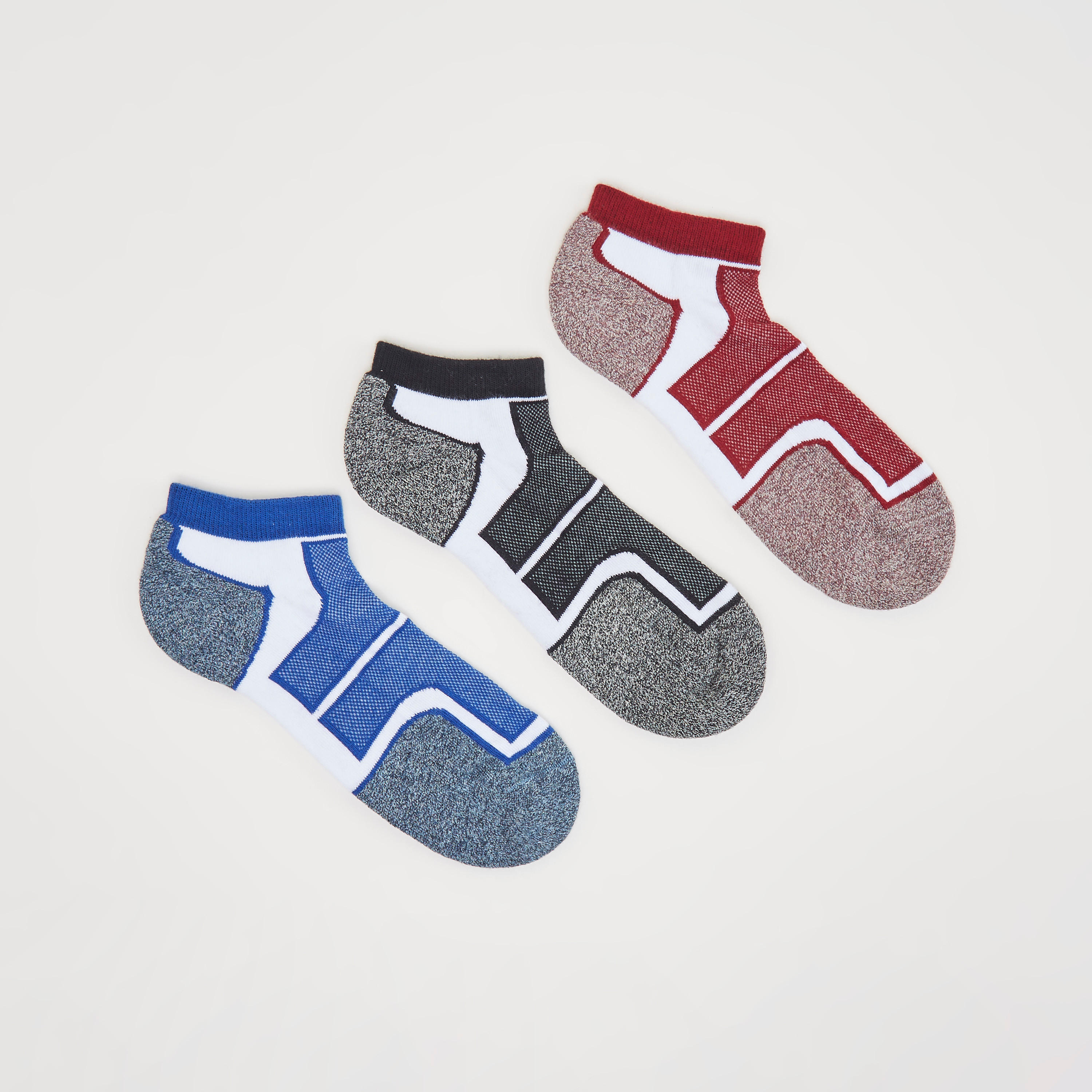 جوارب متنوعة بطول الكاحل - طقم من 3-men-socks-image-4