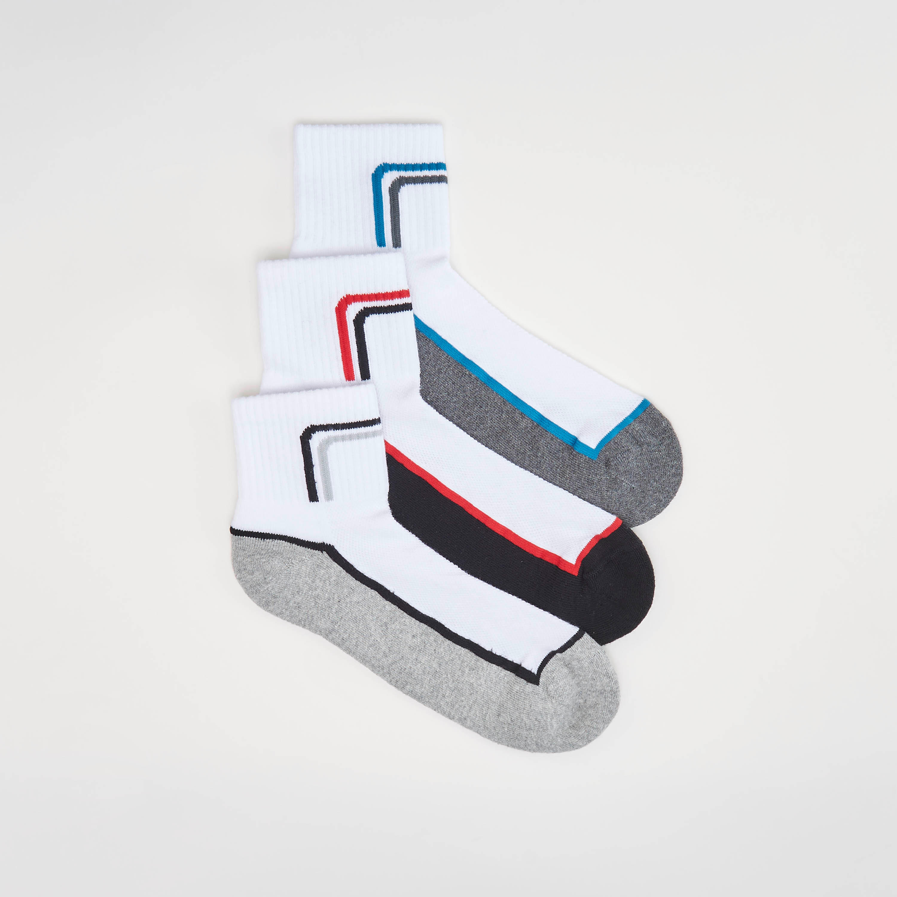 جوارب متنوعة بطول الكاحل - طقم من 3-men-socks-image-2