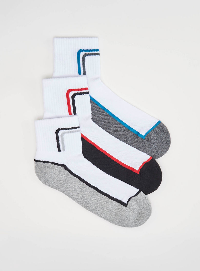 جوارب متنوعة بطول الكاحل - طقم من 3-men-socks-image-2