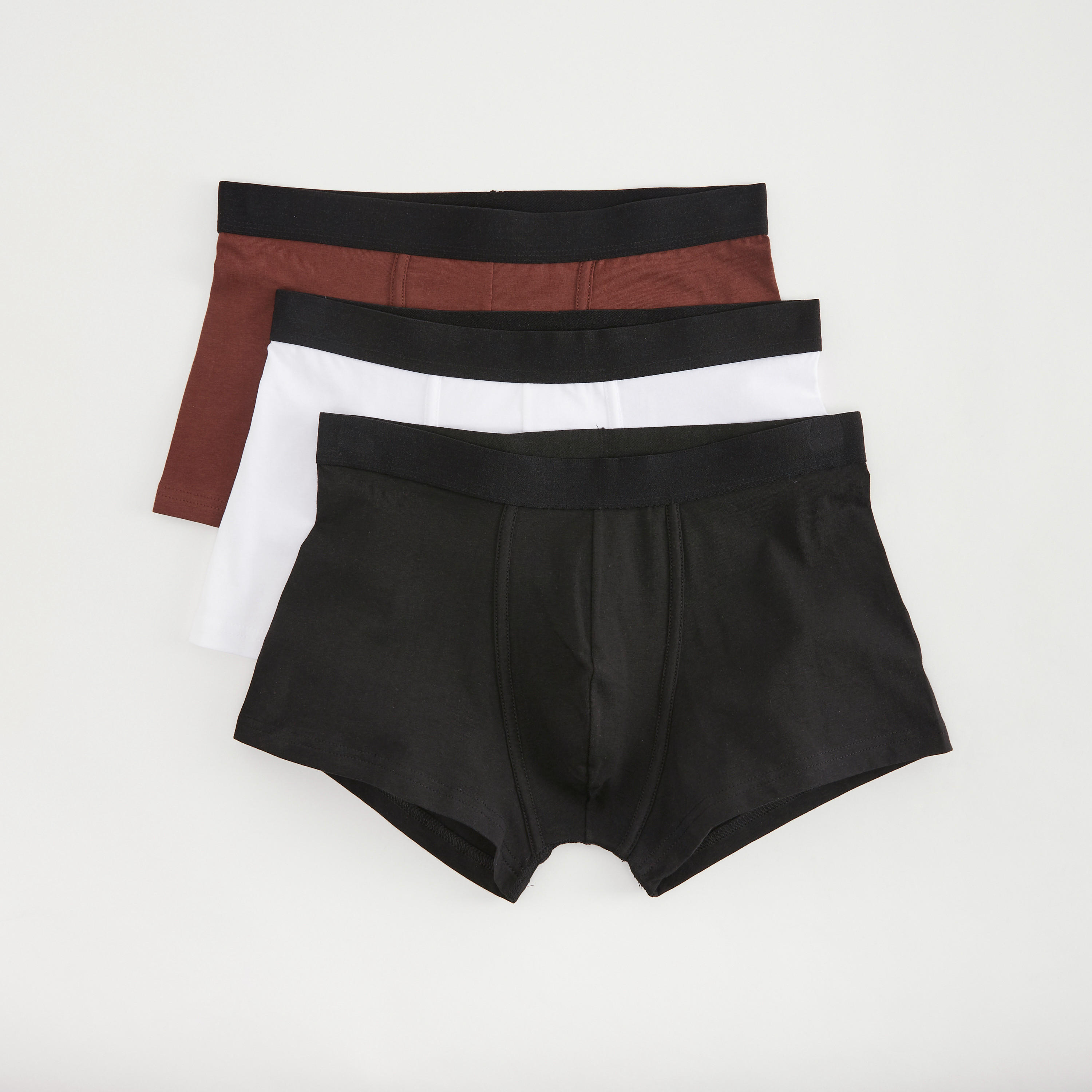 شورت ترانك سادة - طقم من 3 قطع متنوعة-men-clothing-innerwear-underwear-image-4