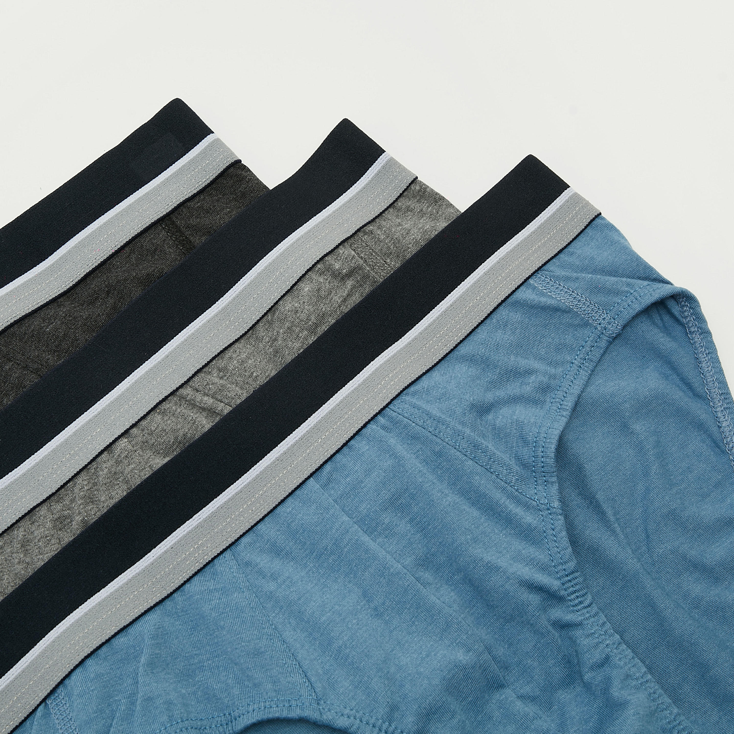 سراويل داخلية سادة بخصر مطّاطي - طقم من 3-men-clothing-innerwear-underwear-image-2