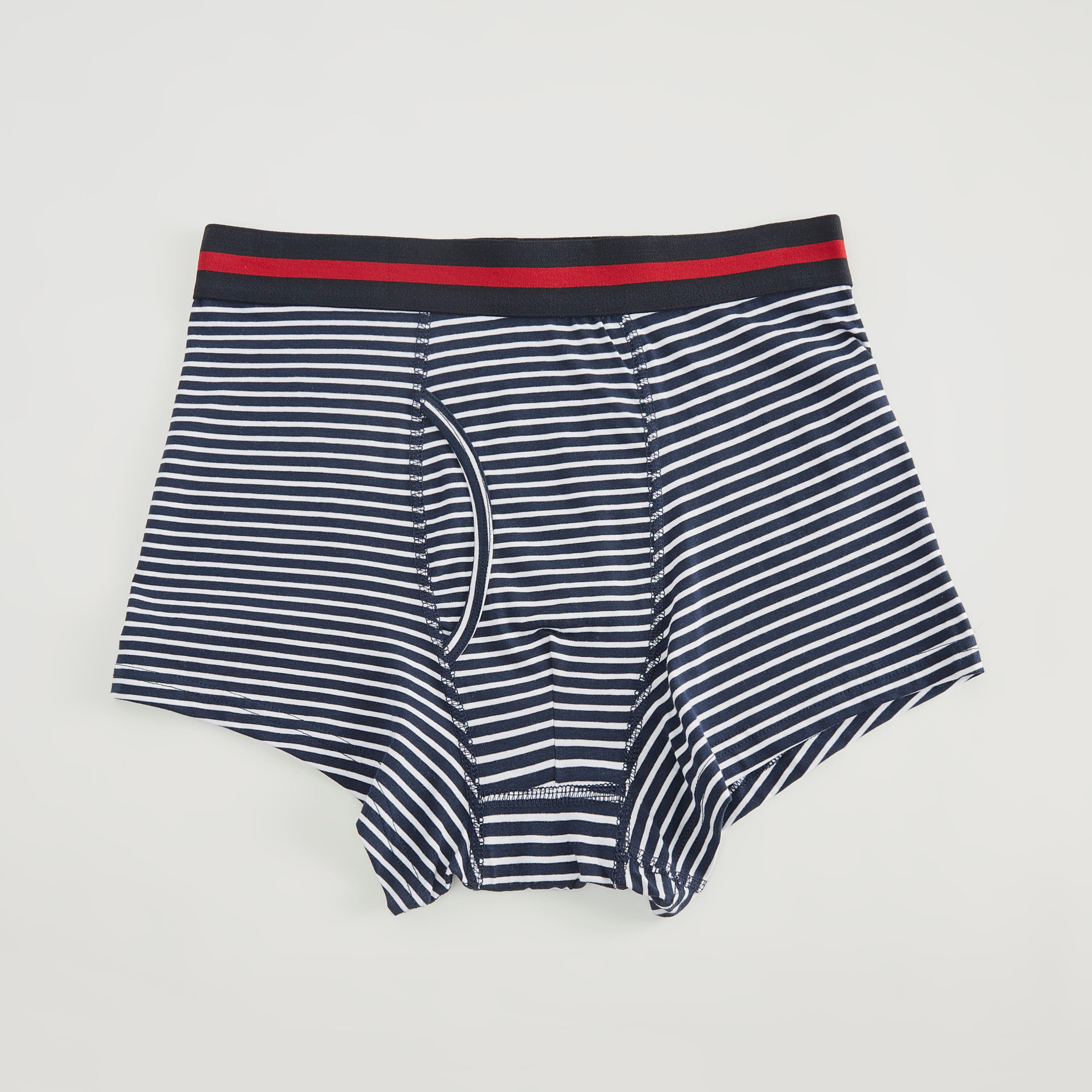 شورت ترانك مخطط بخصر مطّاطي - طقم من 3 قطع-men-clothing-innerwear-underwear-image-3