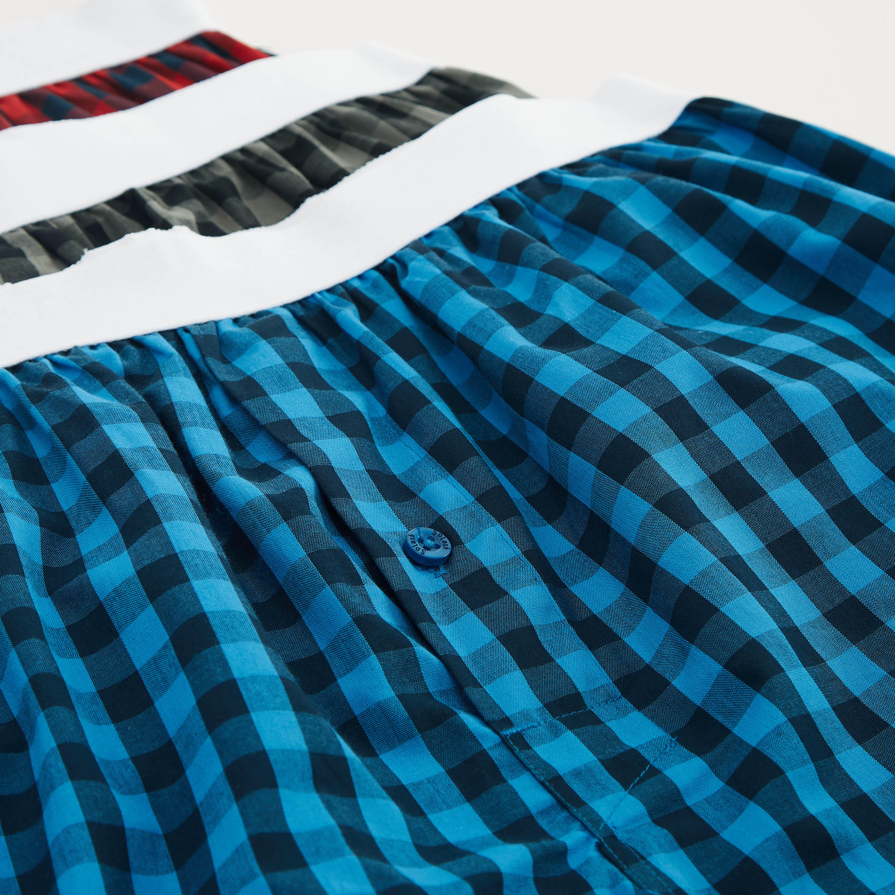 شورتات بوكسر كاروهات بخصر مطّاطي - طقم من 3-men-clothing-innerwear-underwear-image-2
