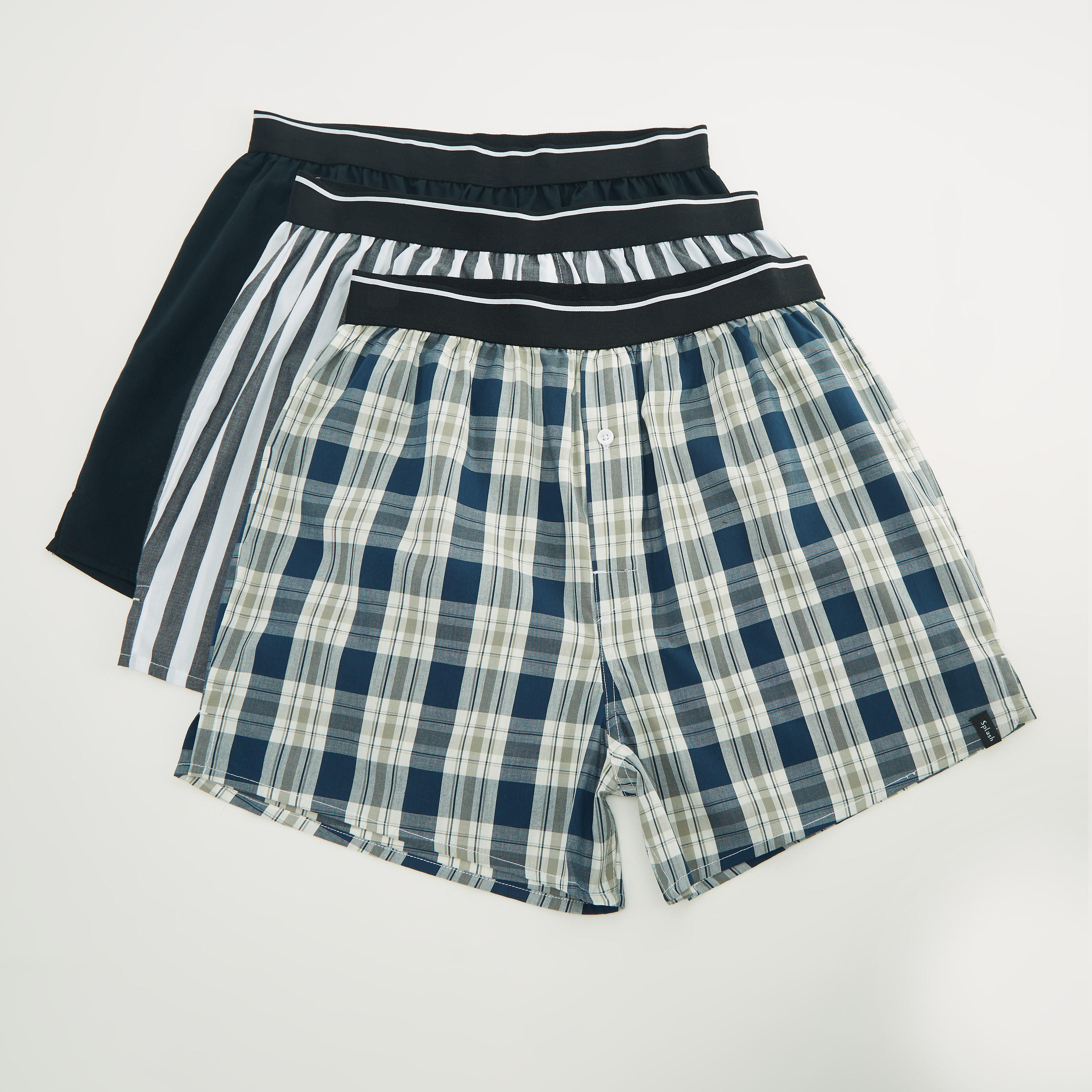 شورتات بوكسر متنوّعة بخصر مطّاطي - طقم من 3-men-clothing-innerwear-underwear-image-1