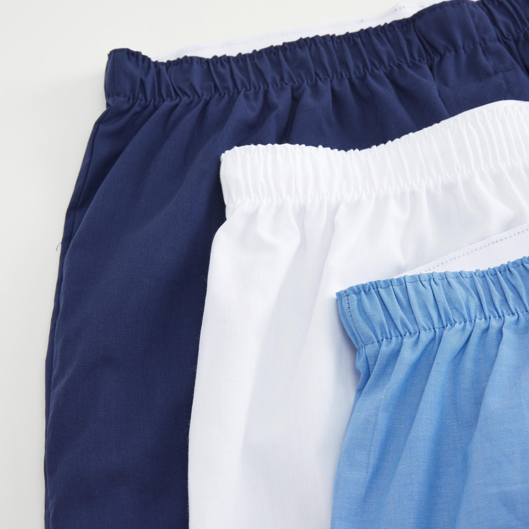 بوكسر سادة بخصر مطّاطي - طقم من 3 قطع-men-clothing-innerwear-underwear-image-4