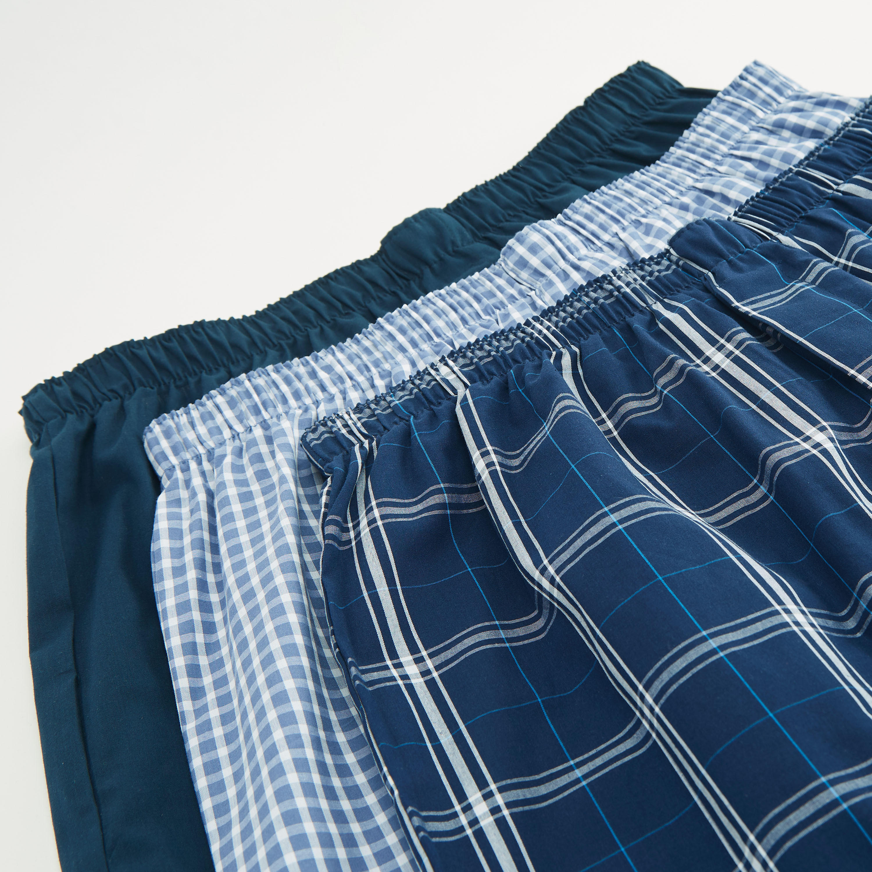 بوكسر سادة بخصر مطّاطي - طقم من 3 قطع-men-clothing-innerwear-underwear-image-2