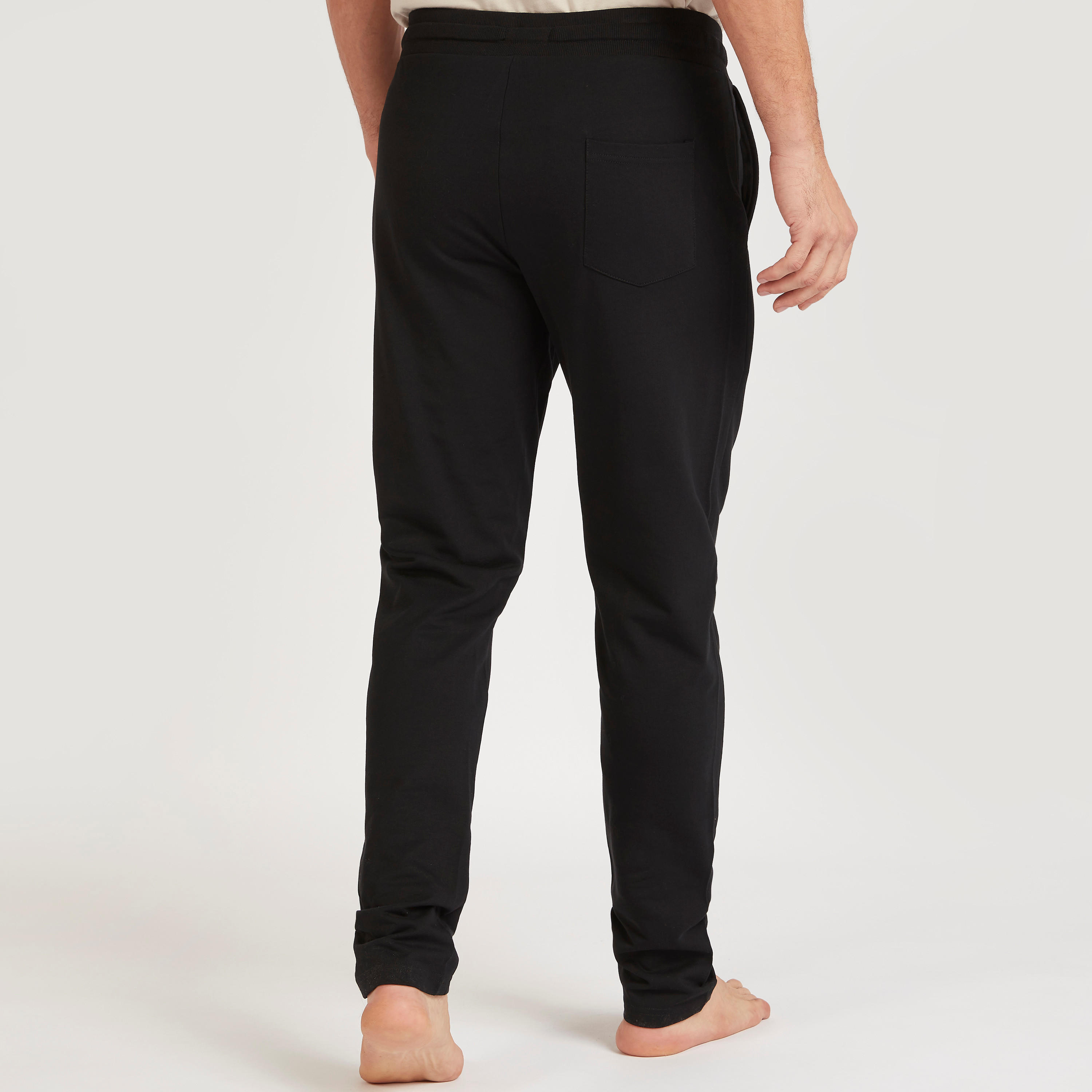 Embroidered Full Length Pyjamas with Drawstring Closure and Pockets-men-clothing-nightwear-pyjamaandshorts-image-4