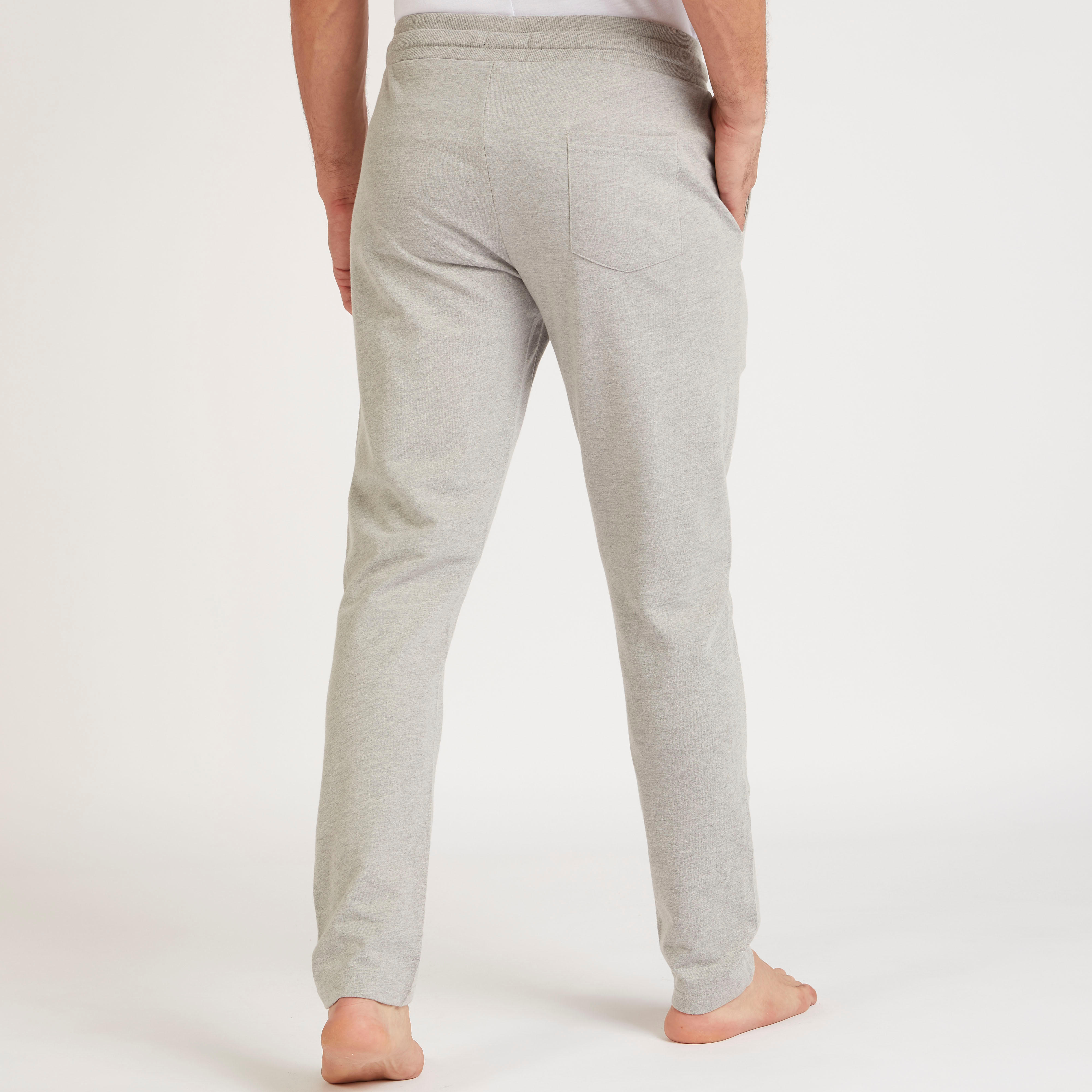 بنطلون بيجاما مطرز طويل برباط إغلاق وجيوب-men-clothing-nightwear-pyjamaandshorts-image-1