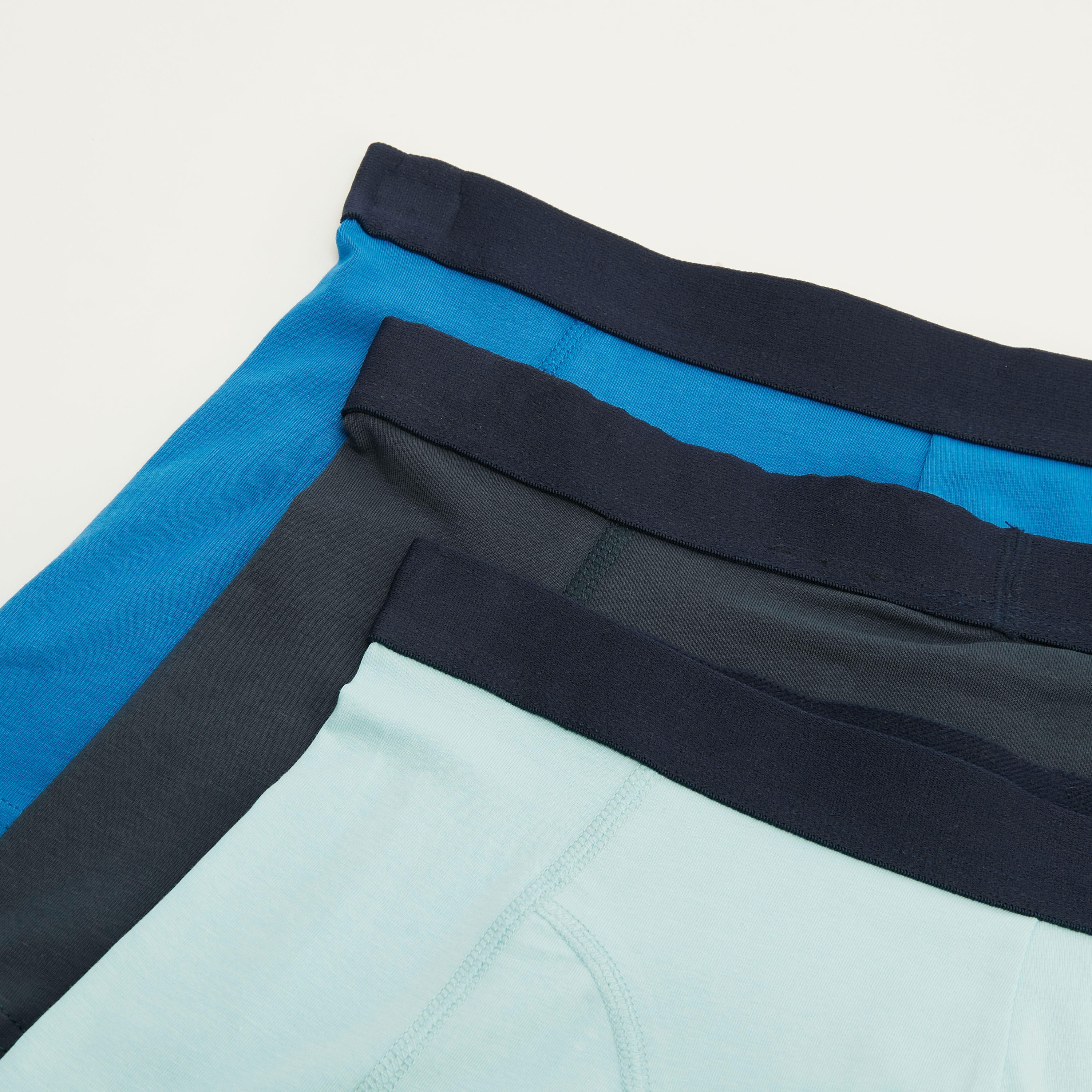 شورت ترانك سادة بخصر مطّاطي- طقم من 3 قطع-men-clothing-innerwear-underwear-image-2